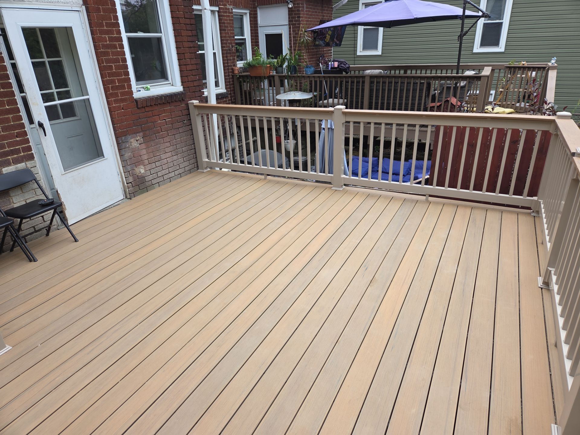 Deck build  by Cousins Roofing Siding & Decks