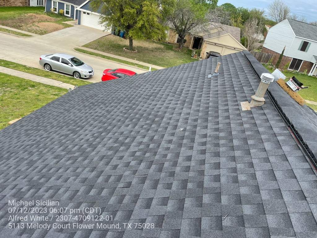 Project in Flower Mound  by Zeus Exteriors