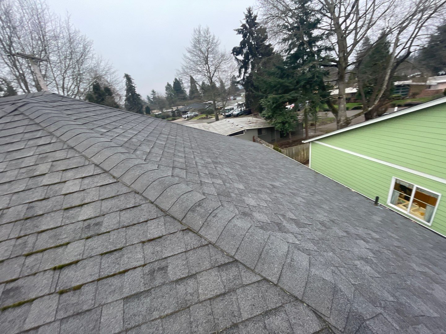 Residential Roofing Installation using Owens Corning Duration Shingles in Estate Gray. by BEST Roofing & Waterproofing