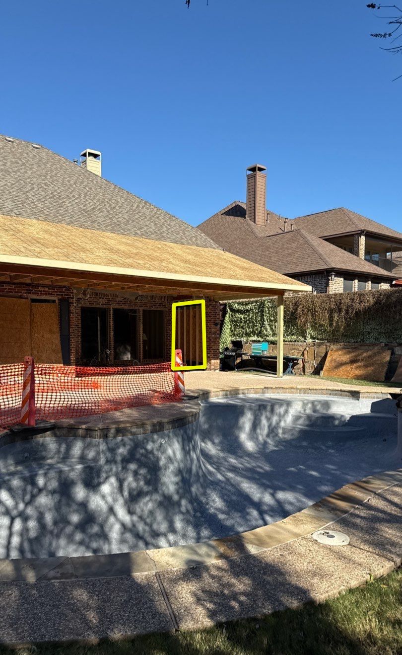 Patio & Pool bath addition by SLM General Contractors & Roofing