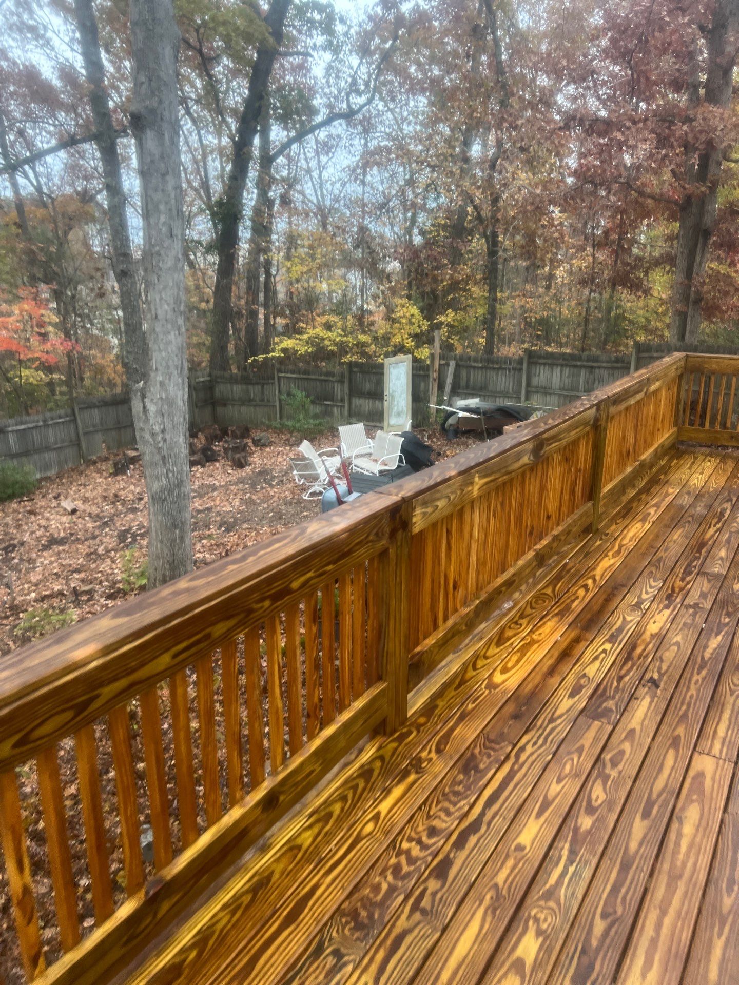 Coated Deck using Wood Sealant by DuraSeal