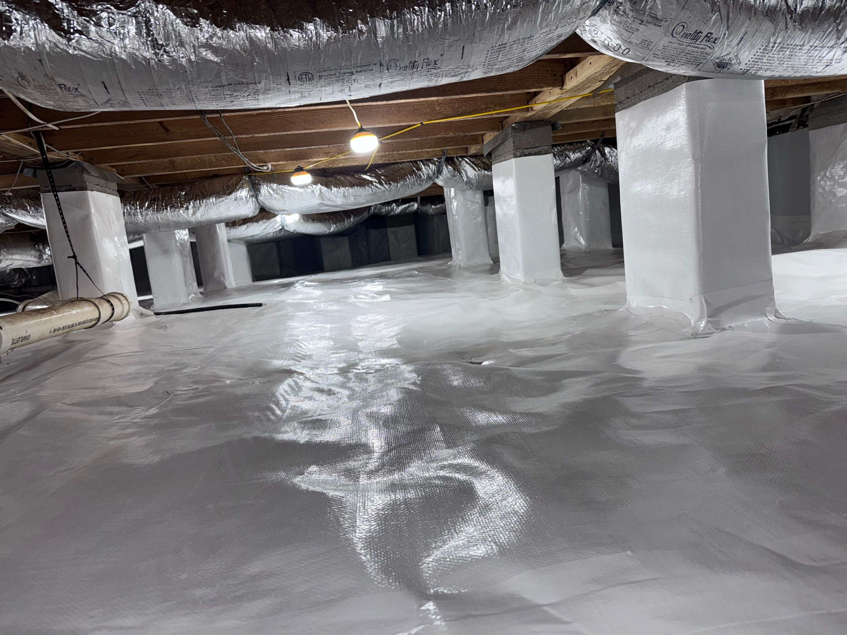 Encapsulation, Attic Insulation, and Attic Fan Project by Impact Crawlspace