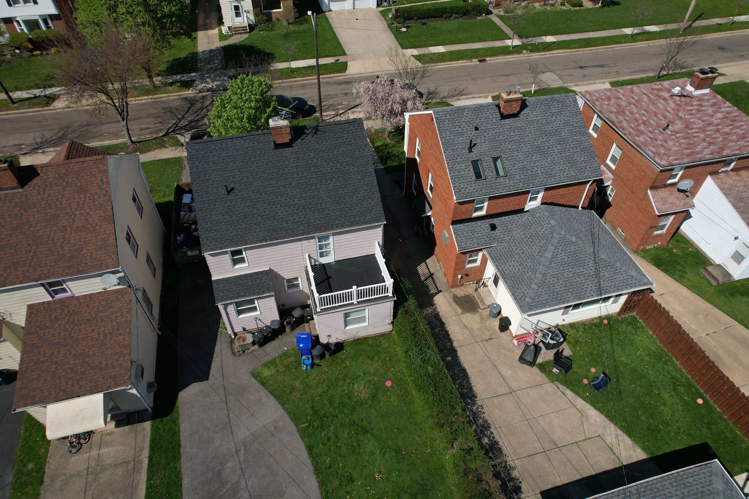 Residential Roof Replacement using GAF Timberline HDZ Charcoal by Atlas Roofing & Restoration
