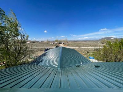 Residential Roofing Installation using Tuff-Rib Metal Roofing 