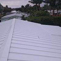 24ga 1.5" Mechanical Seam Regal White  by Total Roofing System The Metal Roof Experts