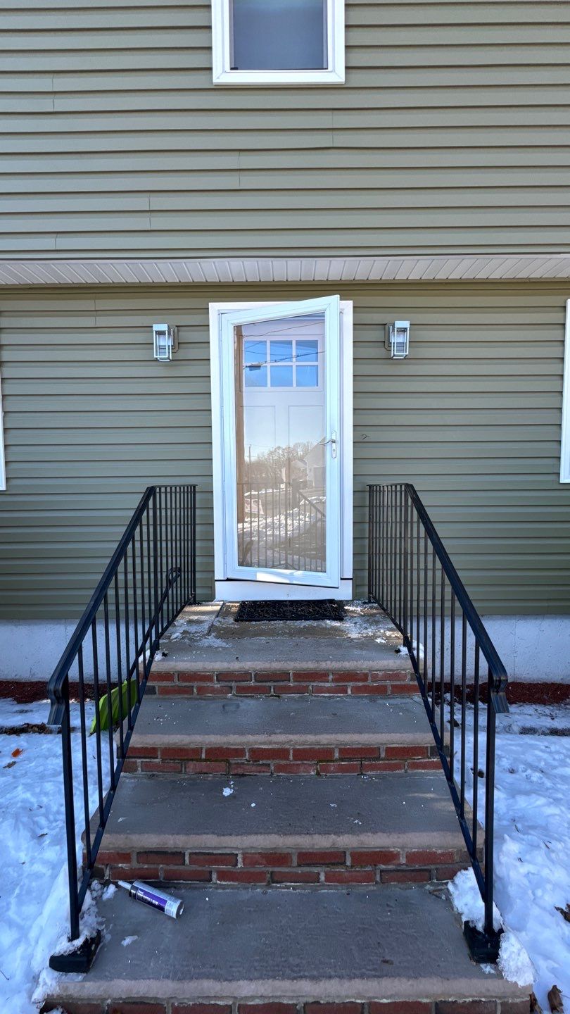 Complete Exterior Home Transformation with CertainTeed Dutch Lap Siding, Windows, Custom Door & Deck Repairs by Sensible Home Solutions