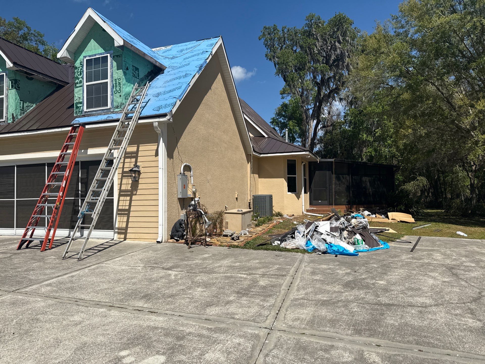 Charcoal Brown Standing Seam by Reimagine Roofing