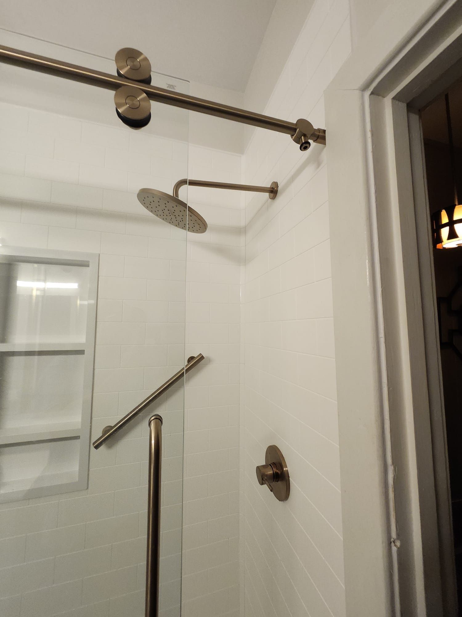 Bathroom Remodel using Maintenance free wall system by Window Depot of Annapolis