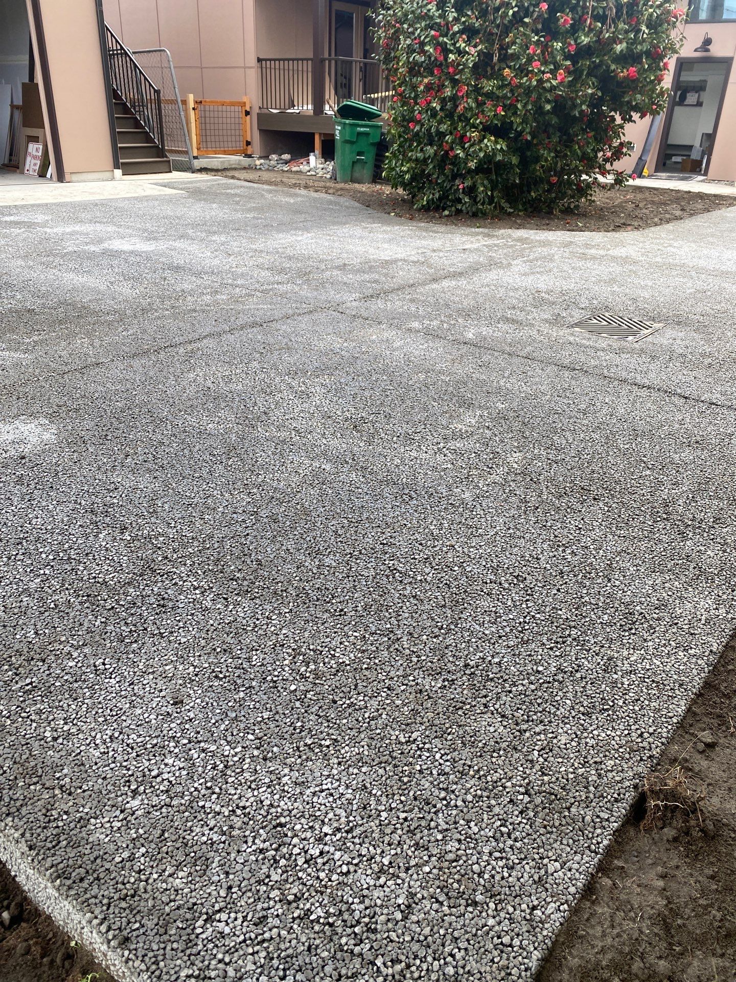 Ron | Pervious Concrete Driveway  by Jireh Asphalt & Concrete Inc 