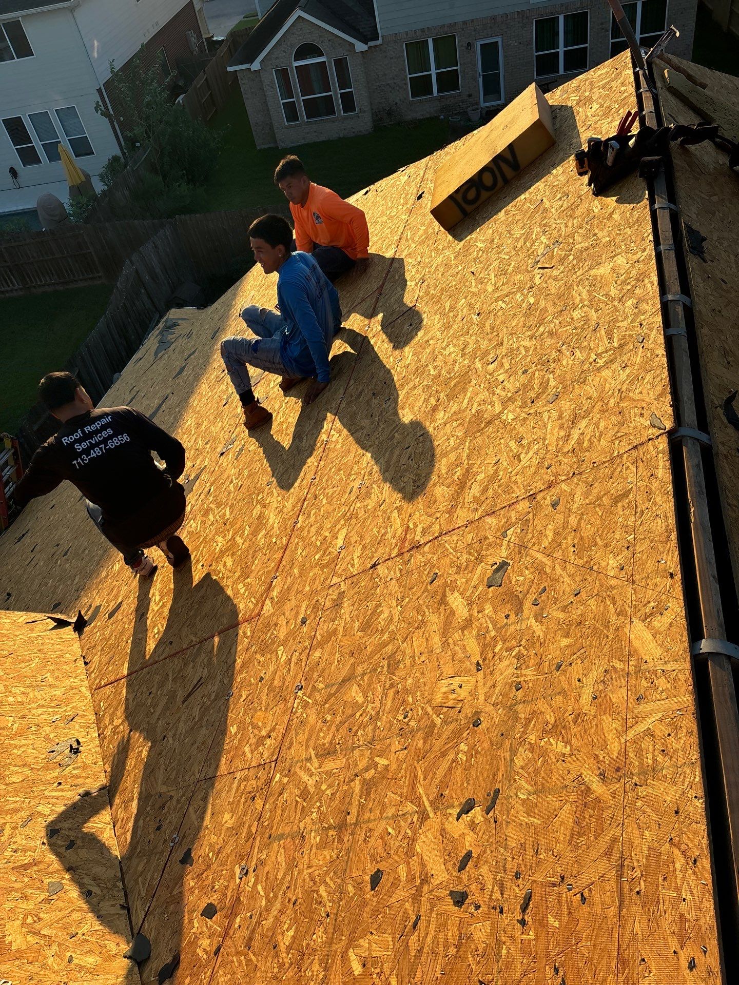 Residential Roofing Installation using Owen's Corning Duration (Lifetime) Shingles by Roof Repair Company