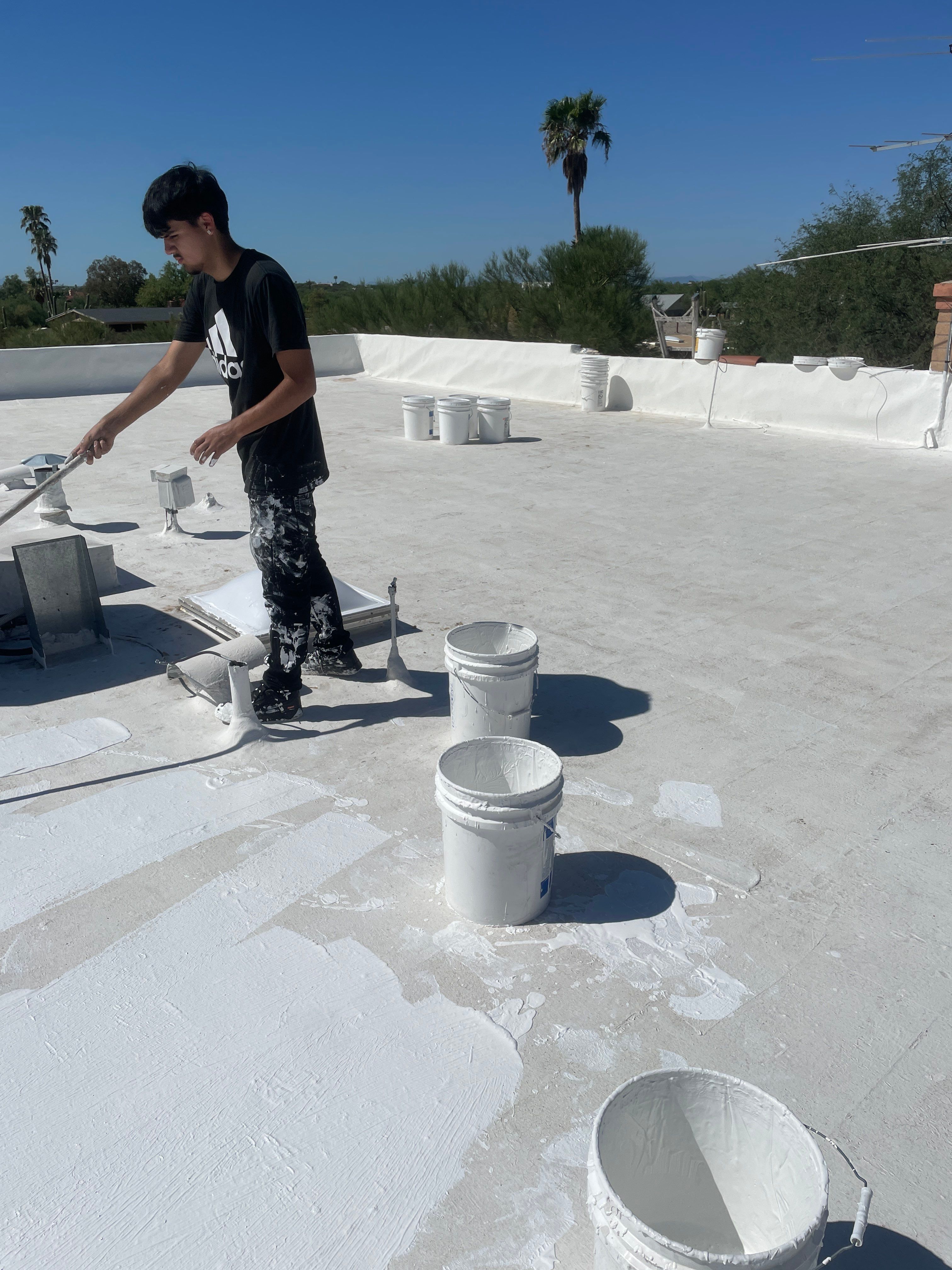 Comprehensive Flat Roof Restoration and Tile Repair in Tucson by West Coast Roofing AZ