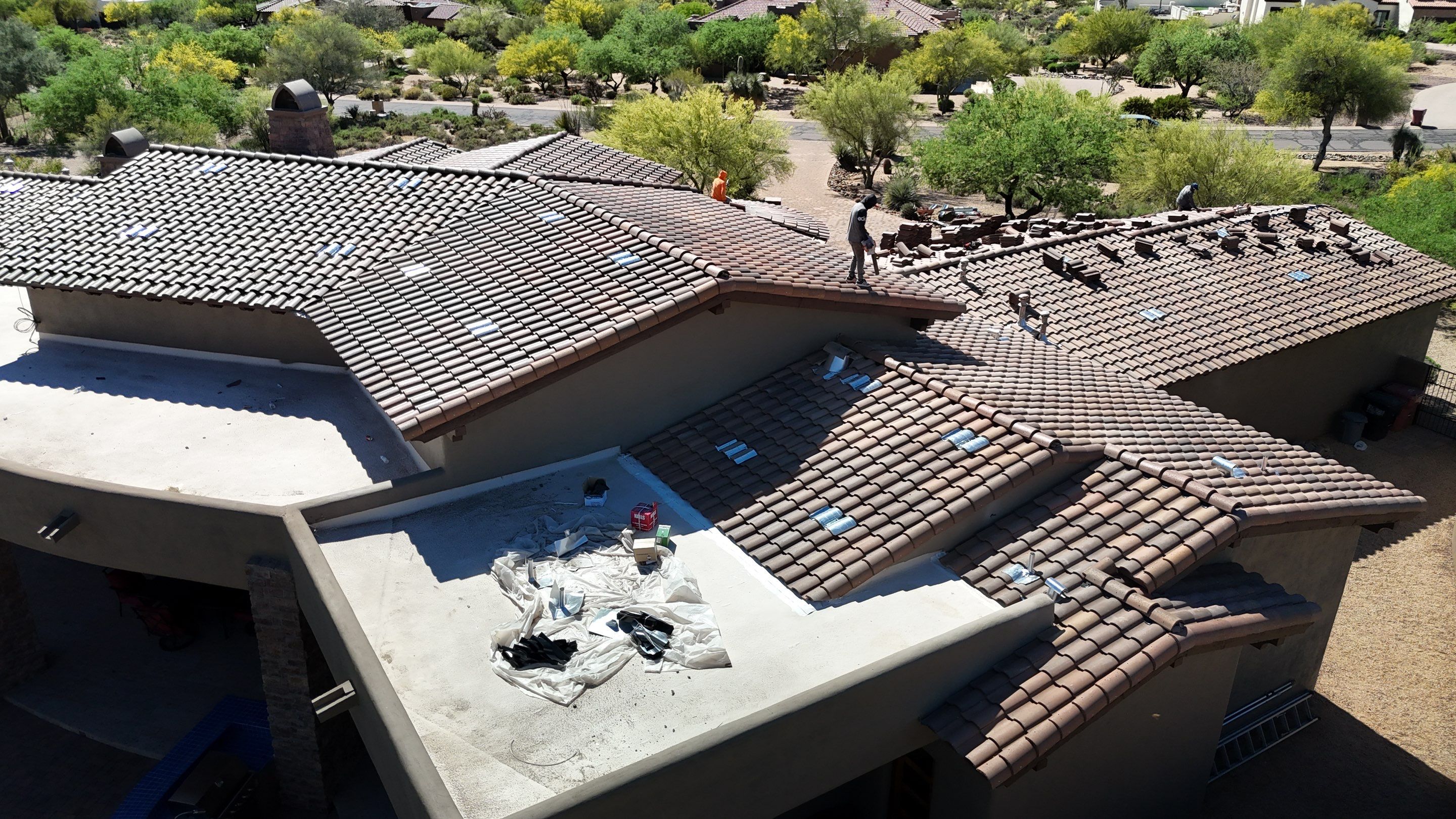Project in Scottsdale by Saint Roofing