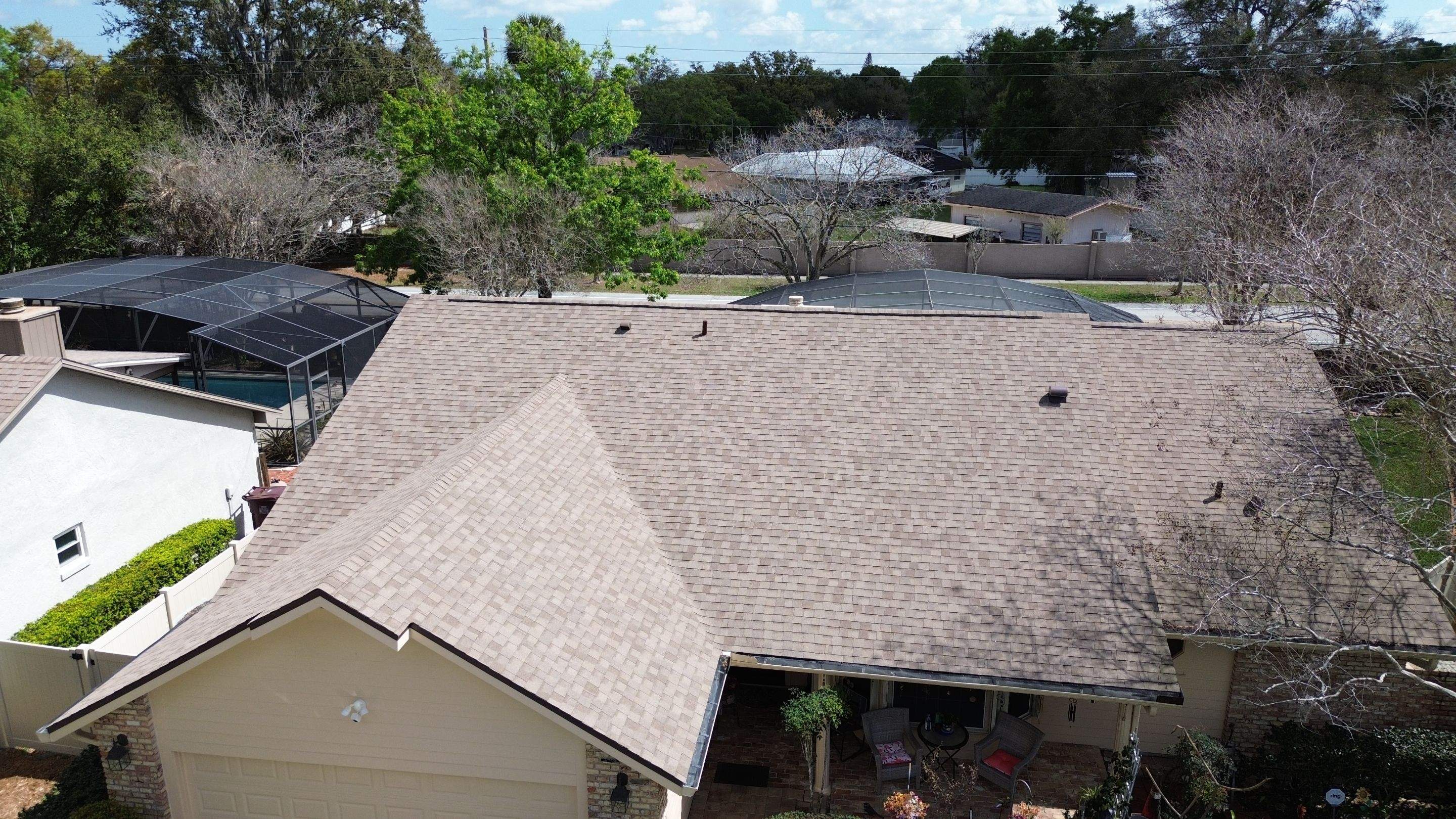 Shingle reroof in Conway FL by Gold Key Roofing