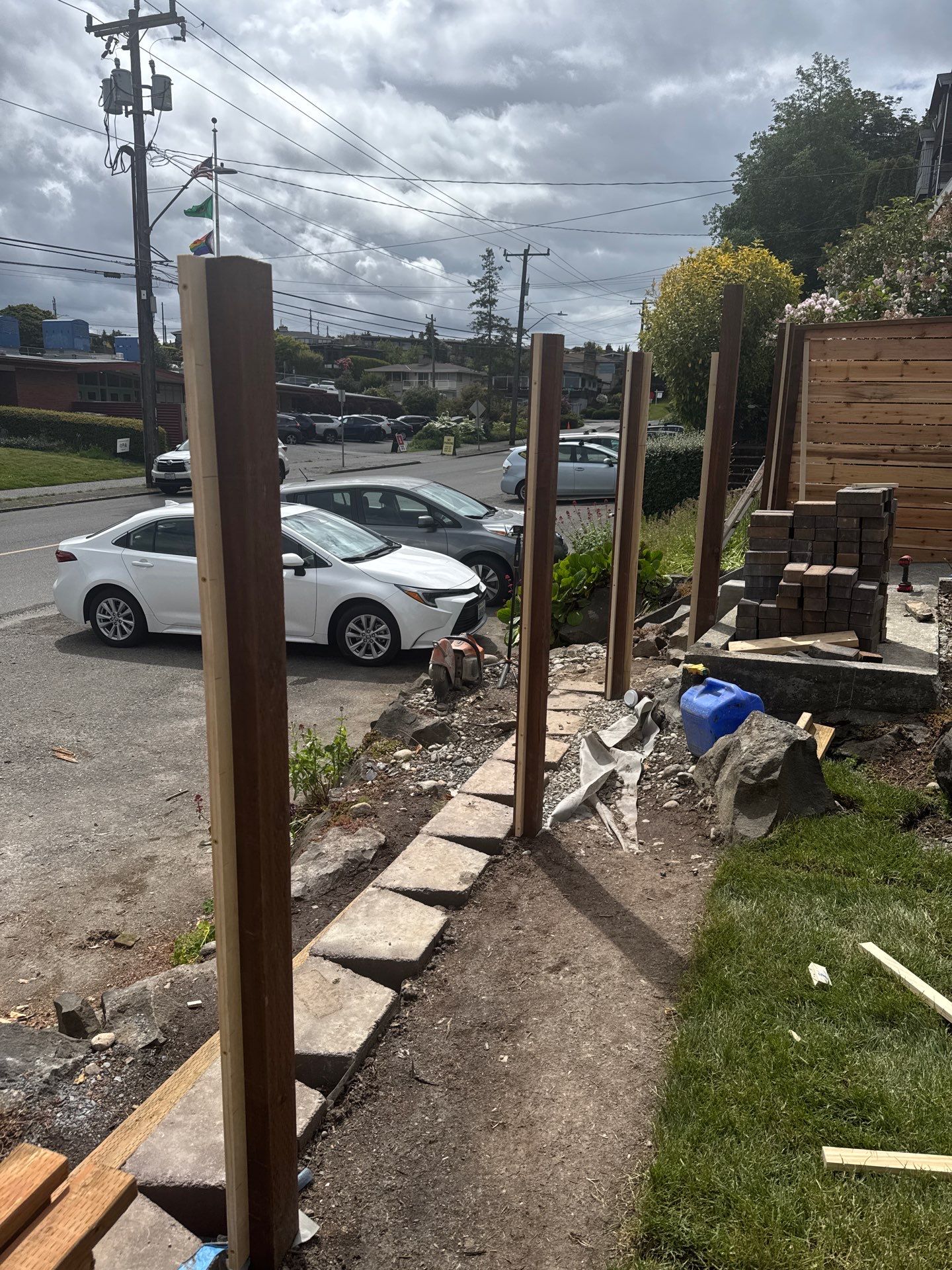 Retaining Wall & Fence Installation  by Jireh Asphalt & Concrete Inc 