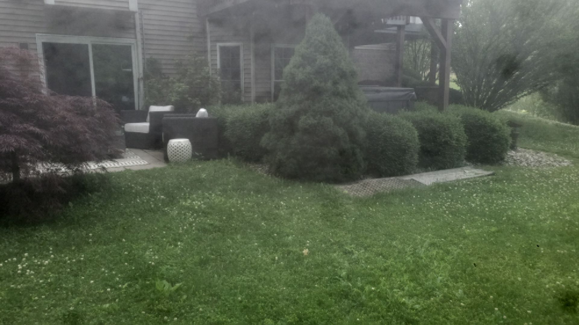 Majestic ashlar stamped concrete patio  by NG Masonry & Construction LLC
