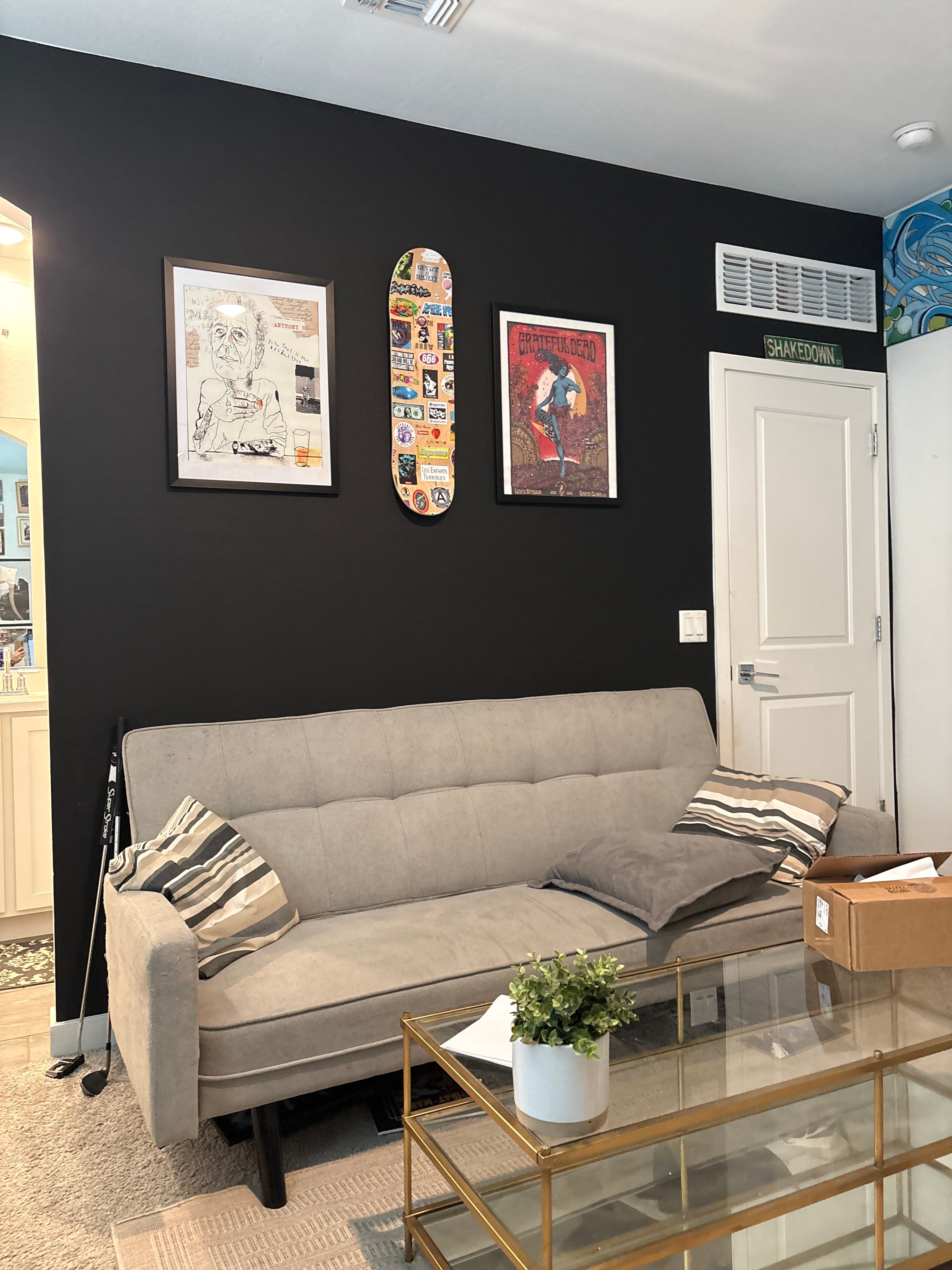 Modern Interior Painting and Matte Black Accent Wall in Buckeye by CompanyCam Sales Demo