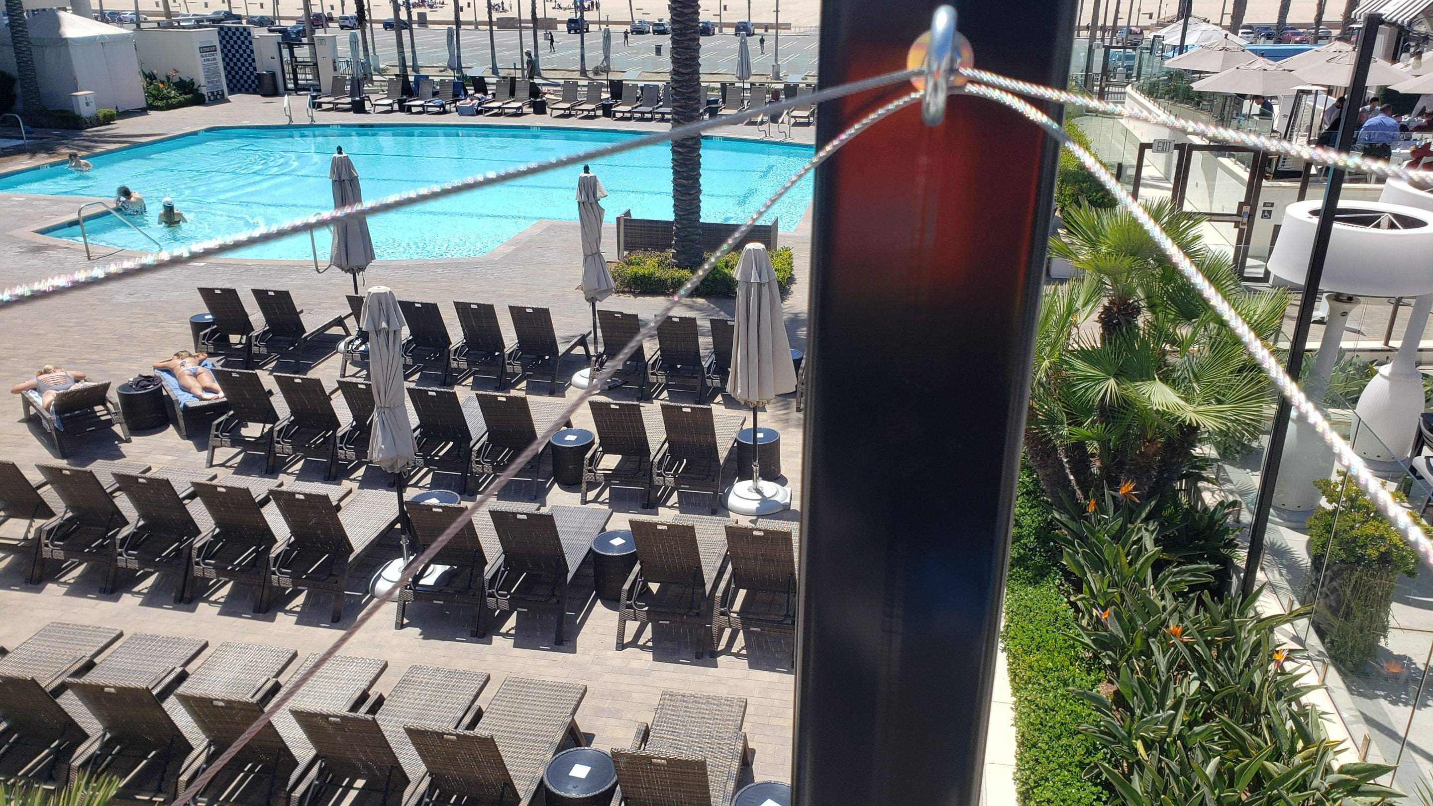 Hilton Waterfront Bistro Light Install by BrightLife Designs llc