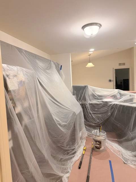 Comprehensive Interior Painting and Drywall Repair in Chesterfield Home by Top Shelf Painter