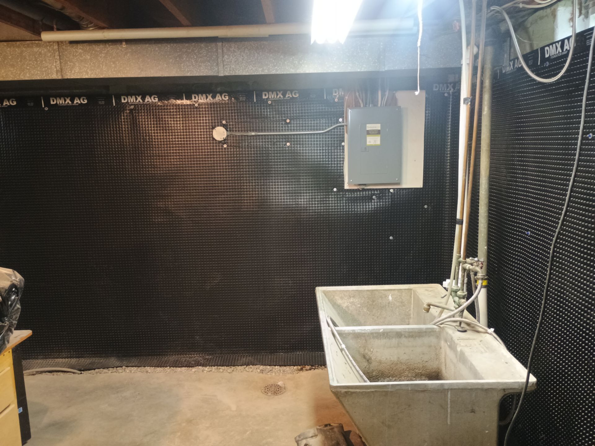 Interior Drain Tile & Wall Drainage in Southwest Minneapolis by Waterproofing Northeast