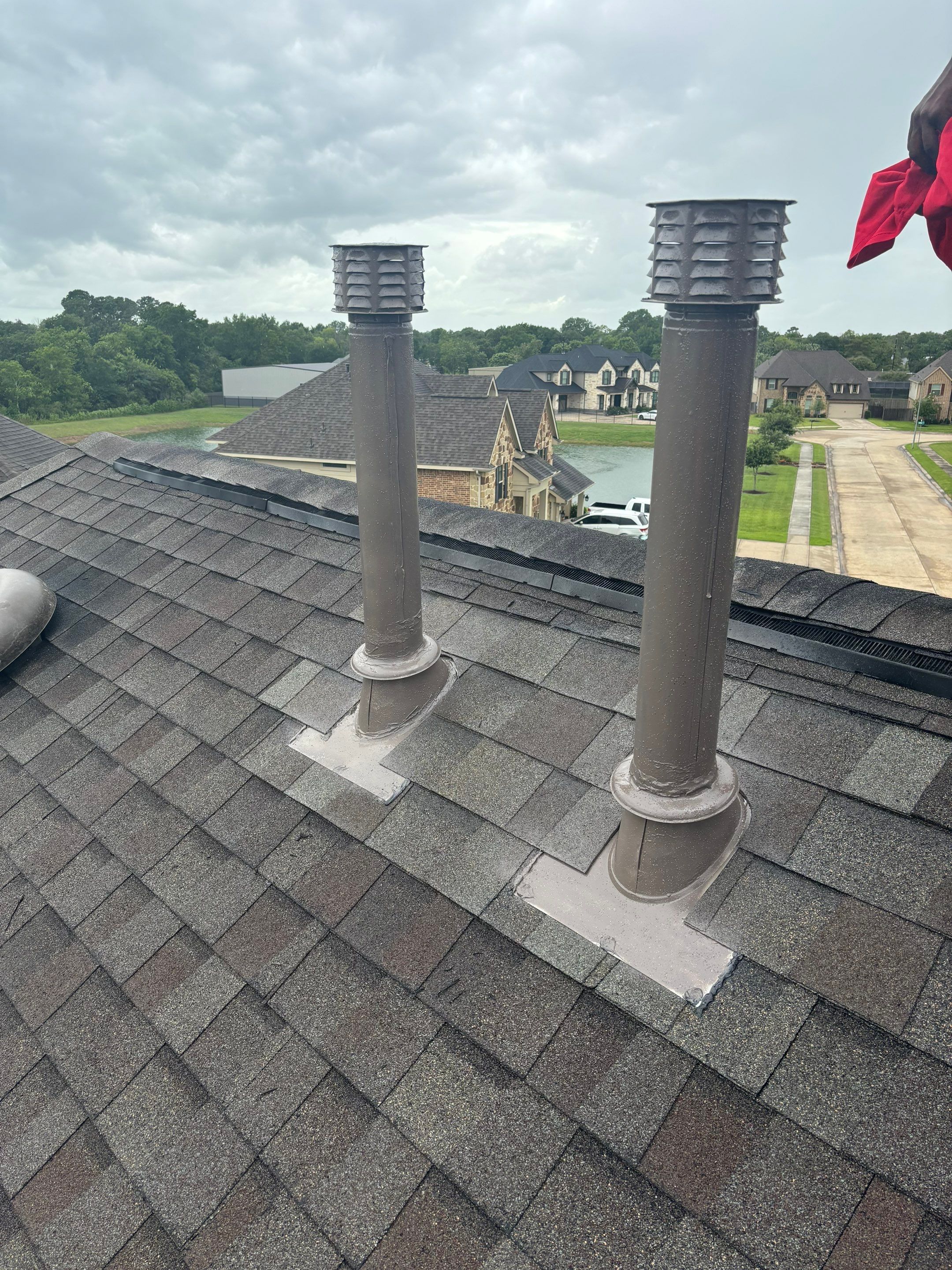 Hail Damage using Owen's Corning Duration (Lifetime) Shingles by Roof Repair Company
