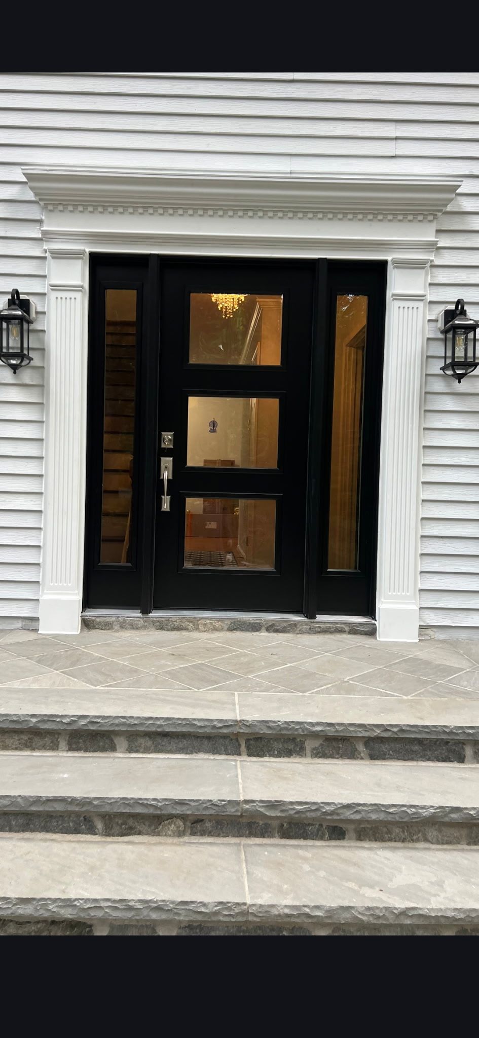 Modern Front Entry Door and Interior Door Replacement in Dunkirk by Window Depot of Annapolis