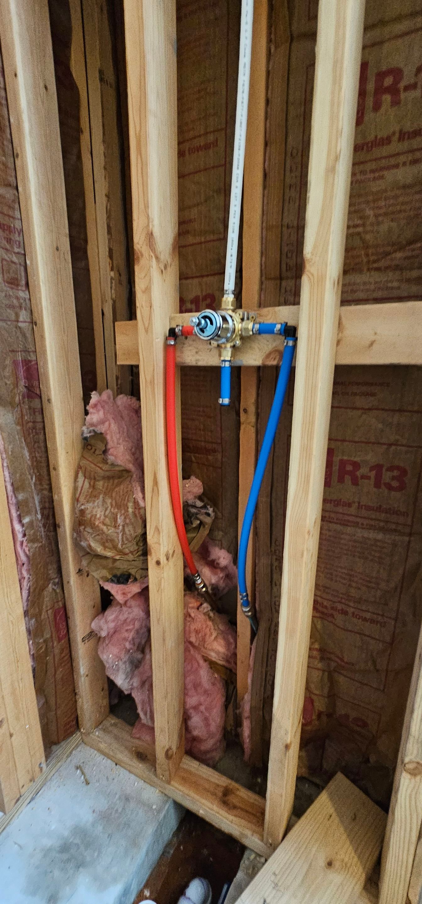 Sentrel Shower with window and ADA chair / ADA grab bar by Academy Construction