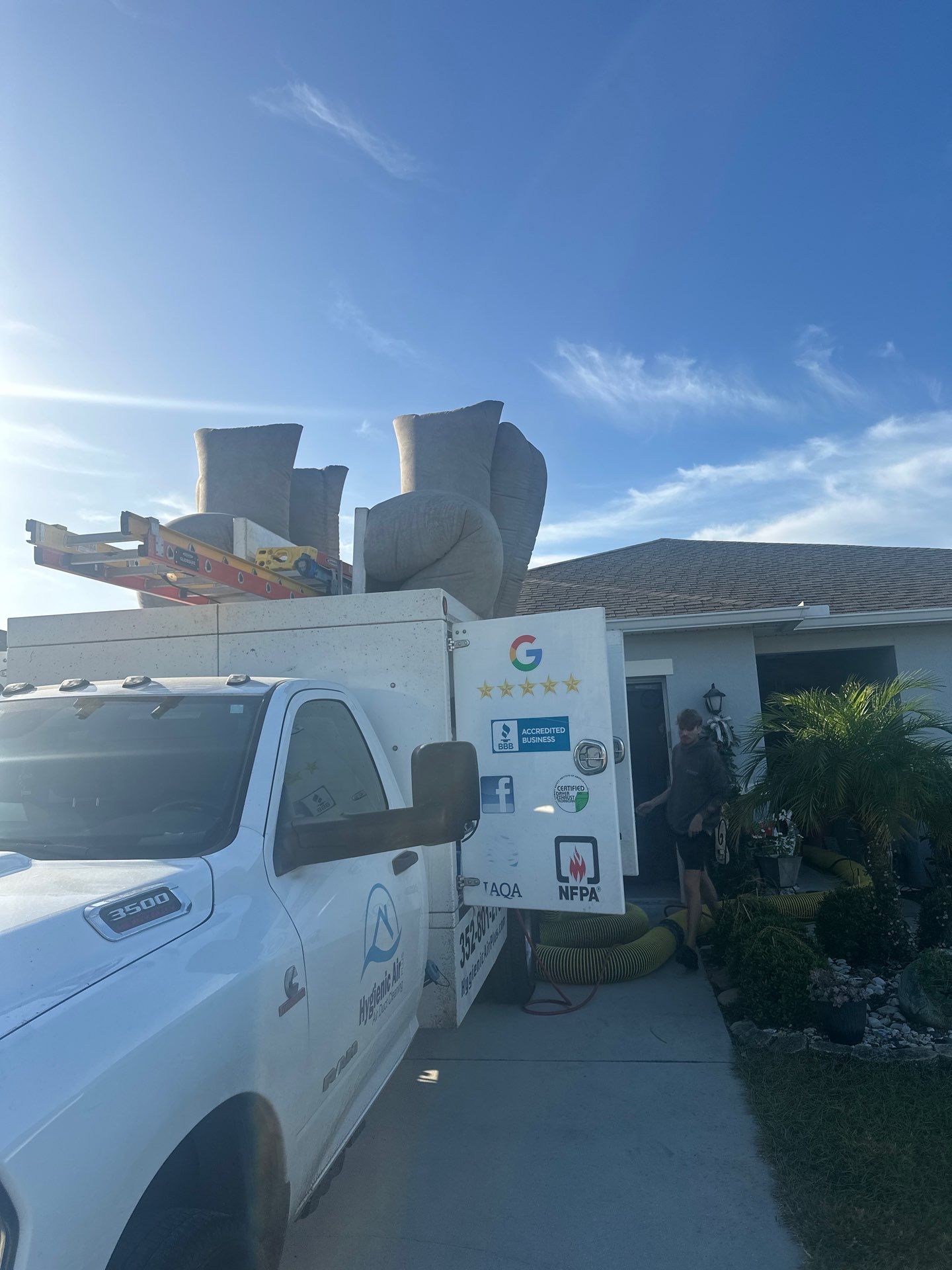 Air Duct Dryer Vent Exhaust Fan Cleaning in Clermont by Hygienic Air, Inc