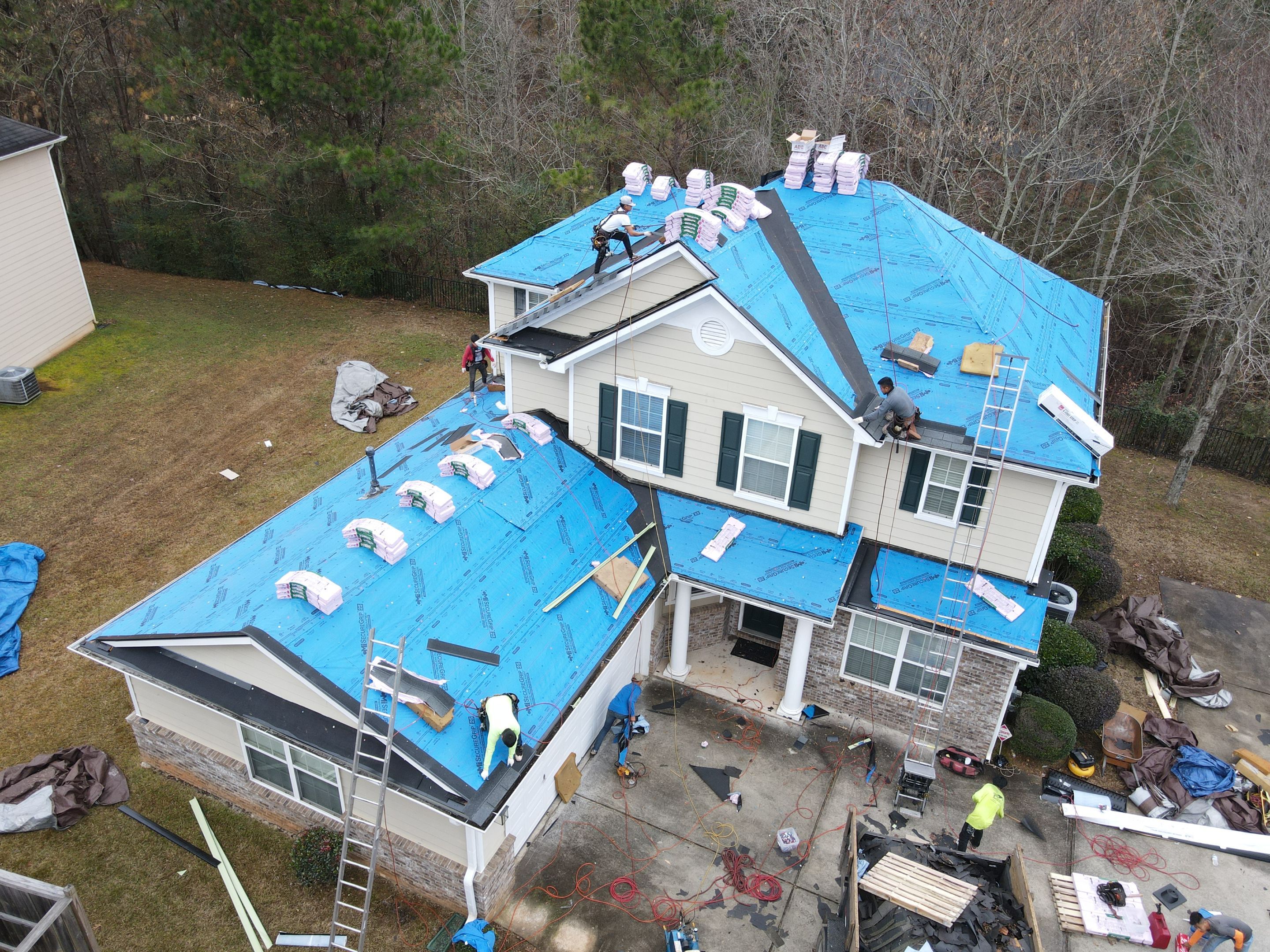 Residential Roofing Installation using Owens Corning by Inspector Roofing and Restoration