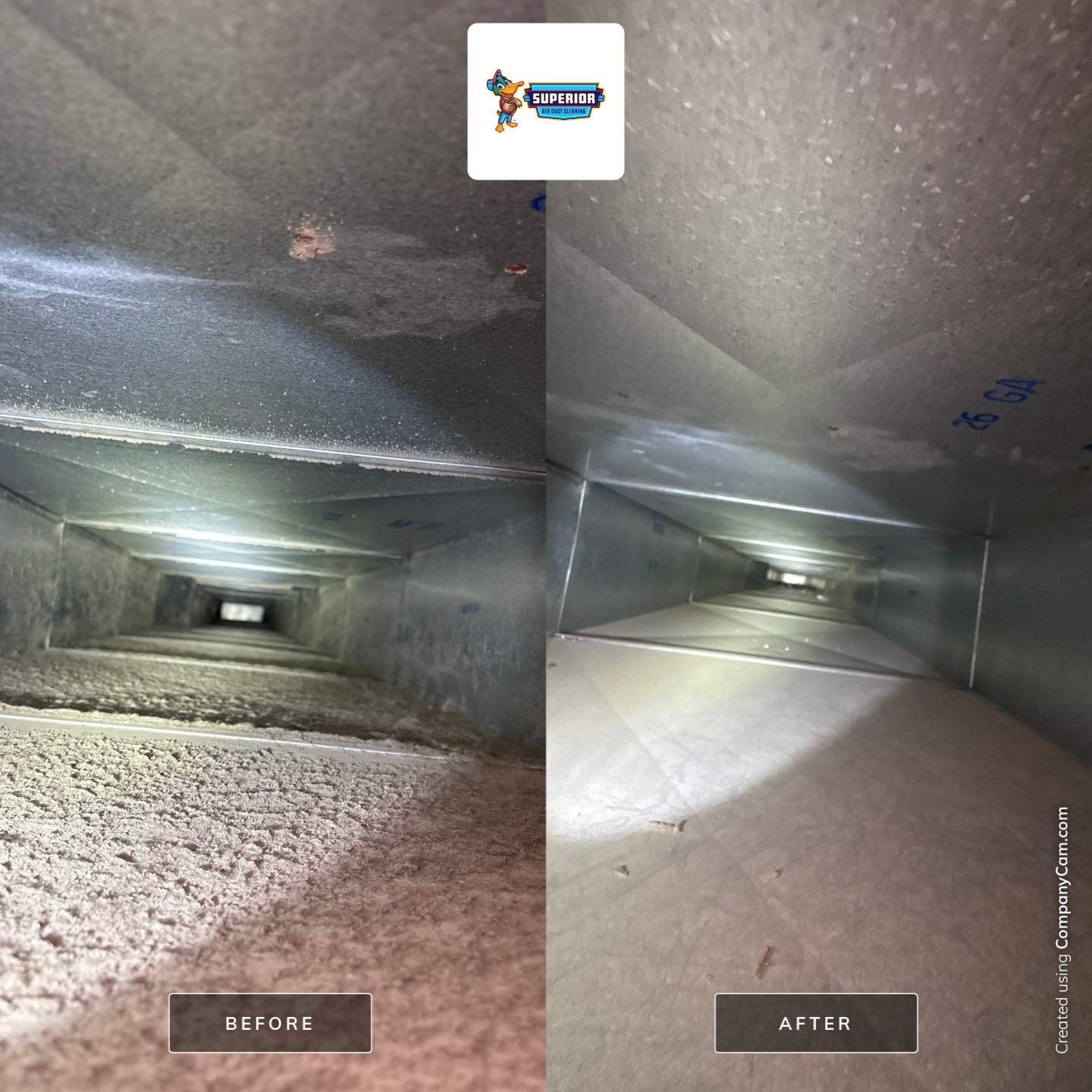 Air Duct Cleaning With a Vacuum Truck in Boardman, OH by Superior Air Duct Cleaning