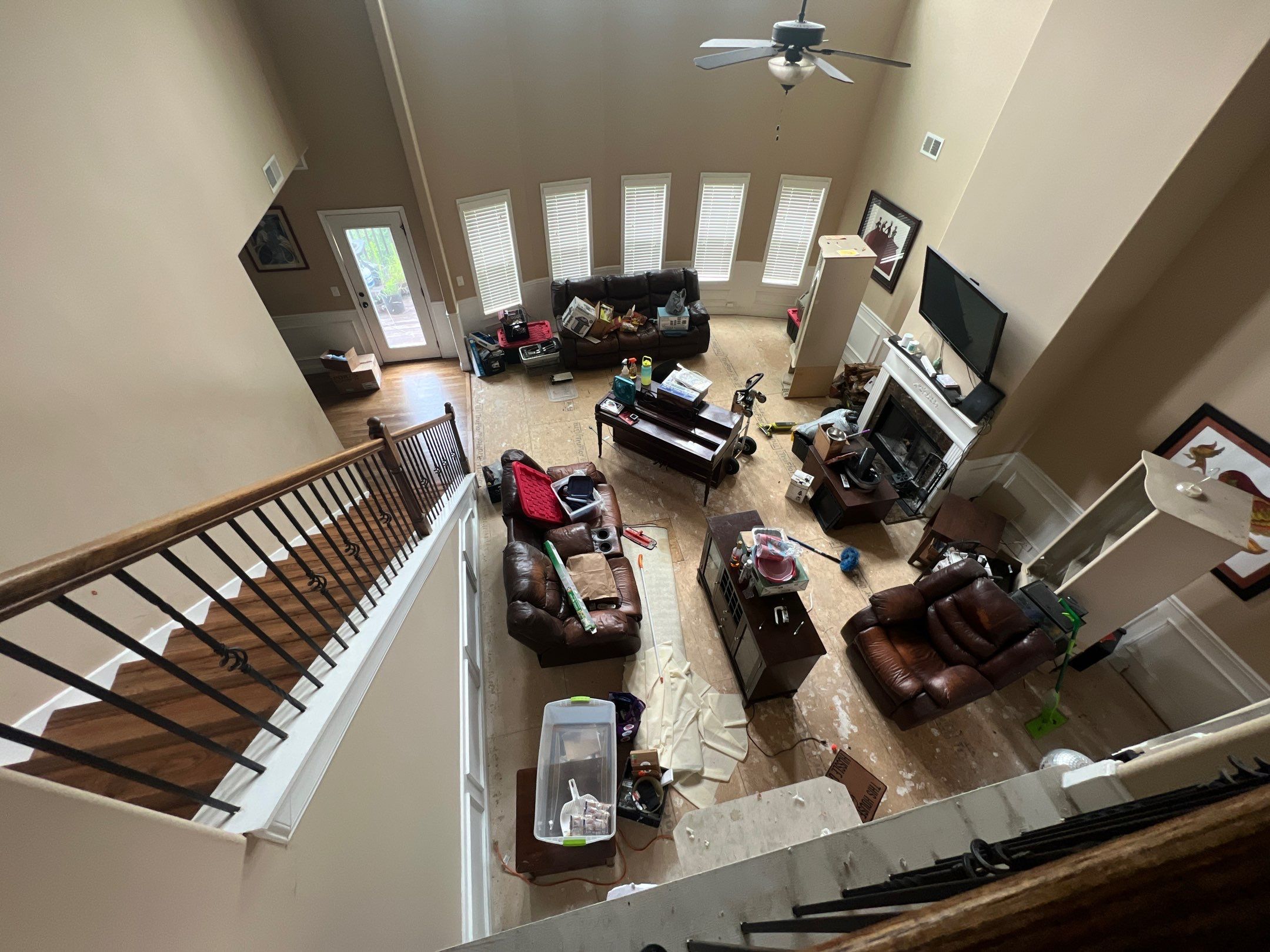Multi-Room Interior Renovation and LVP Flooring Installation in Atlanta by Swift Home Renovations 