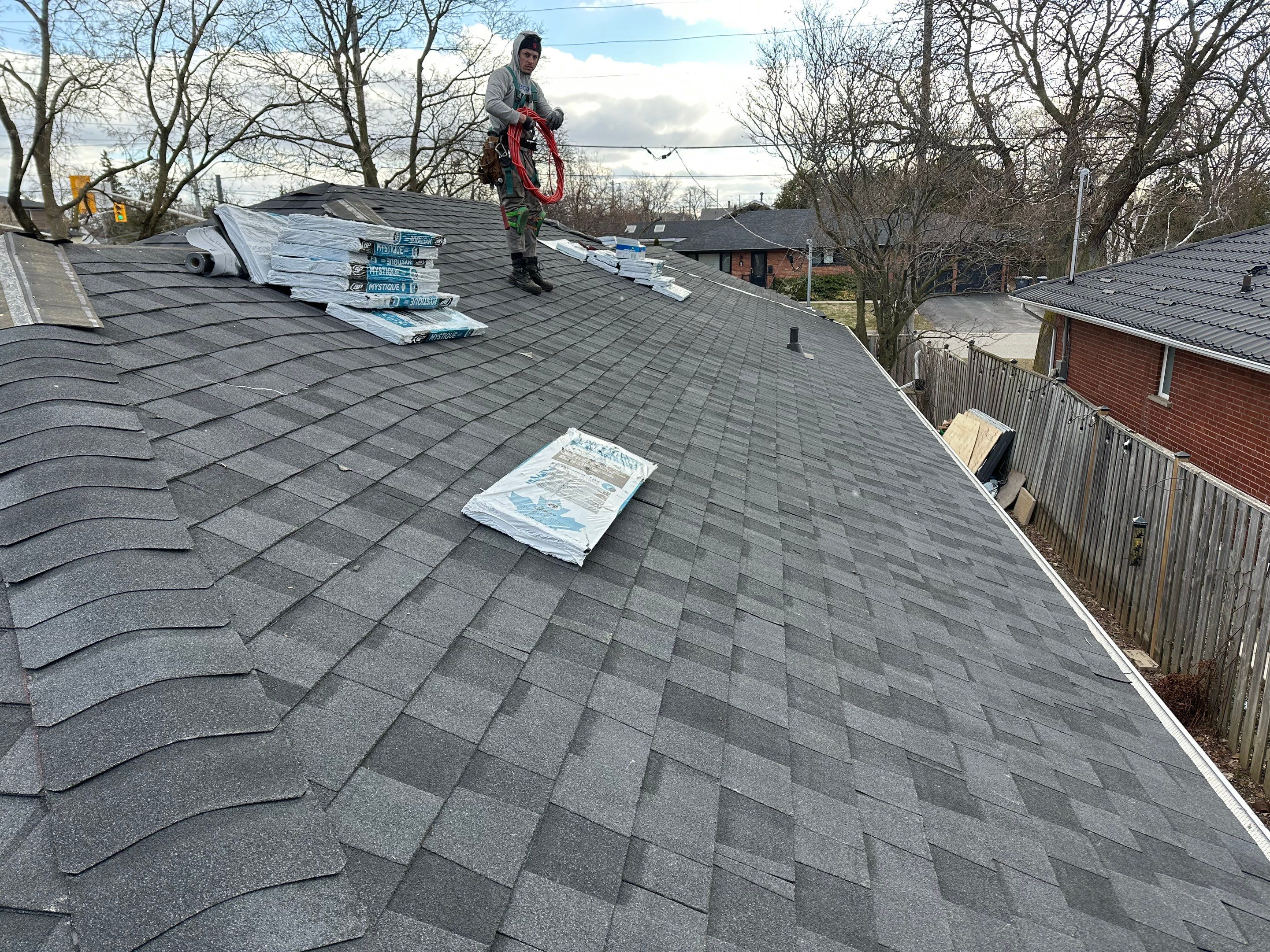 Project in Mississauga by The Roofing Crew