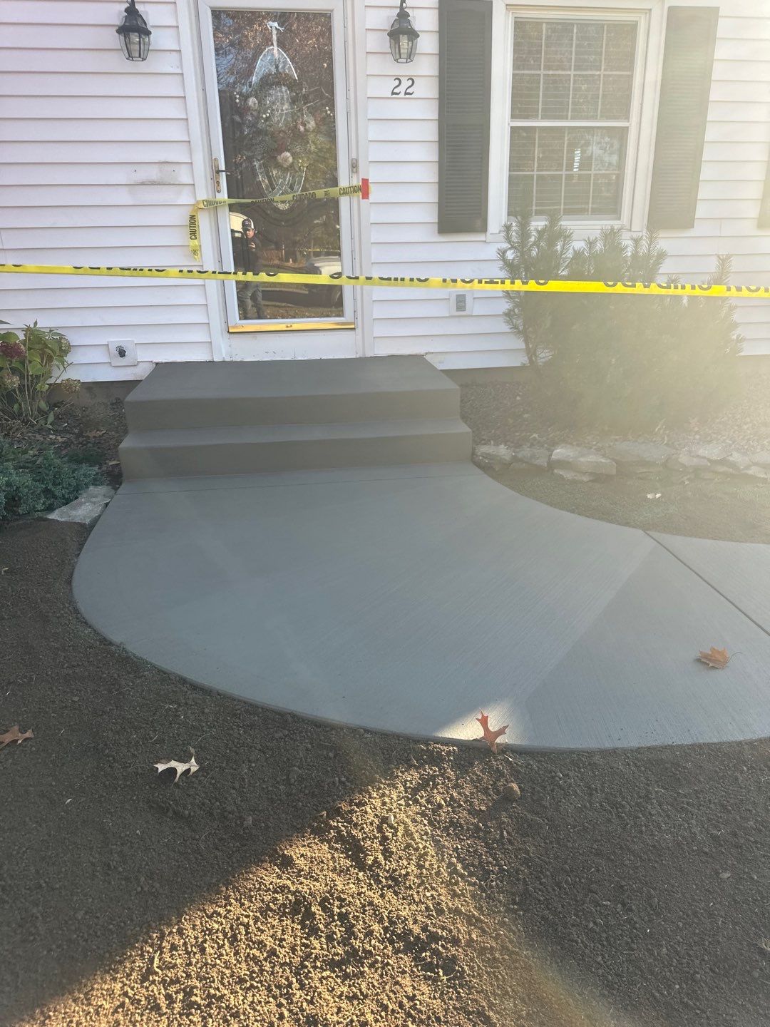Broom Finish Walkway  by NG Masonry & Construction LLC