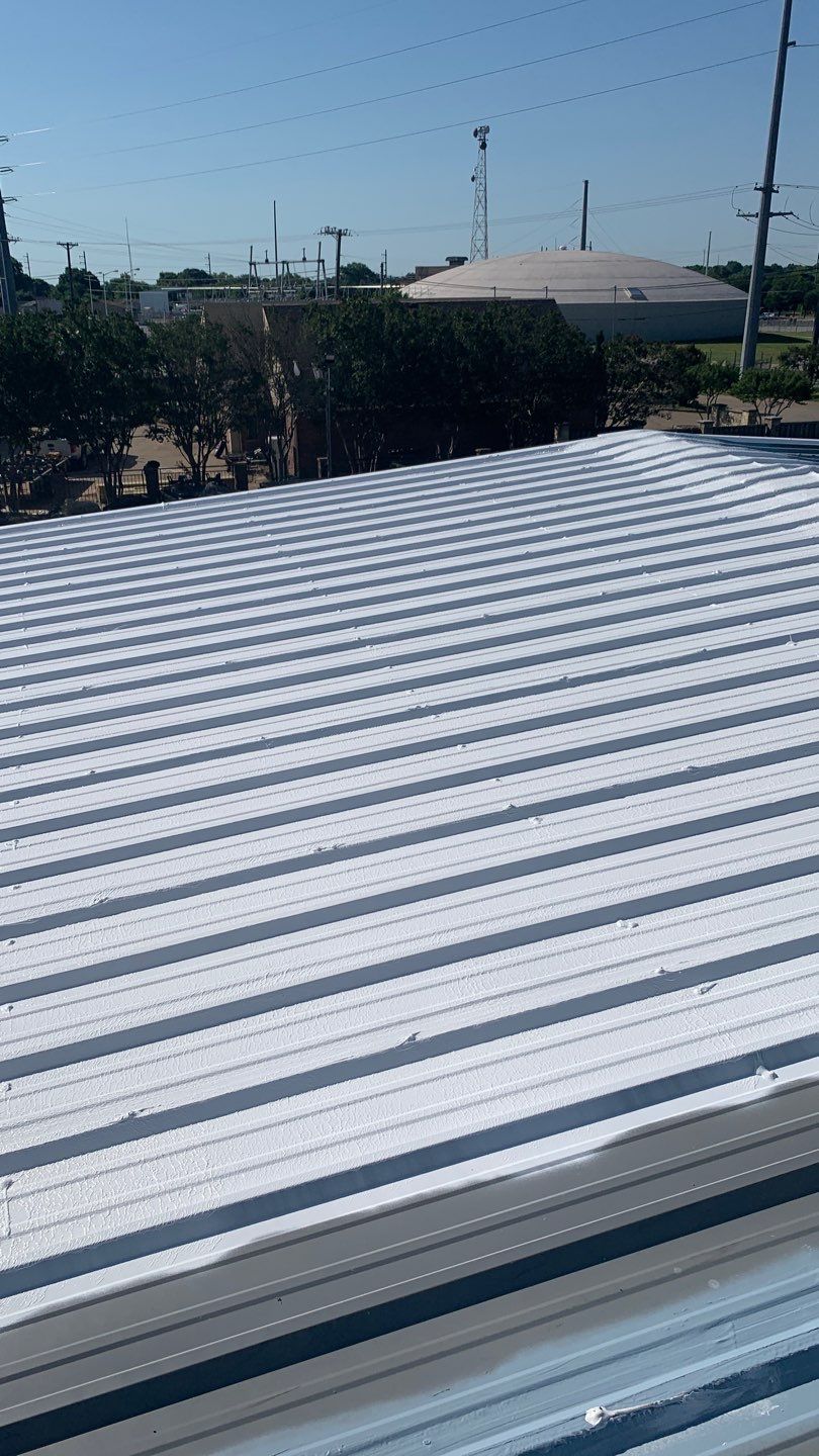 Foam & Metal Roof Restoration – Thermo Sensors (Garland, TX) by All Star Roofing LLC