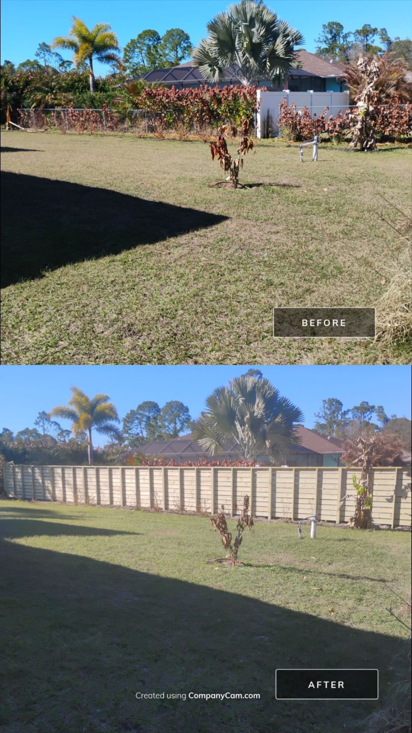 Horizontal Wood Fence in North Port by True Fence LLC