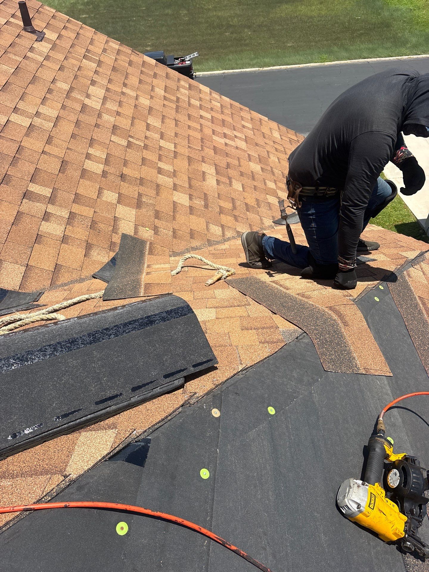 We Aint Scared of heights  by Bayfront Roofing and Construction
