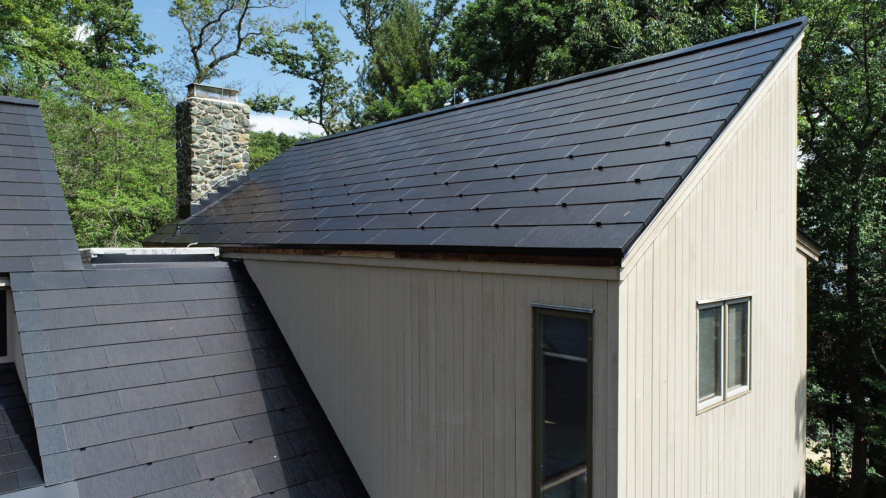 Tesla Solar Roof install Severn River by American Home Contractors