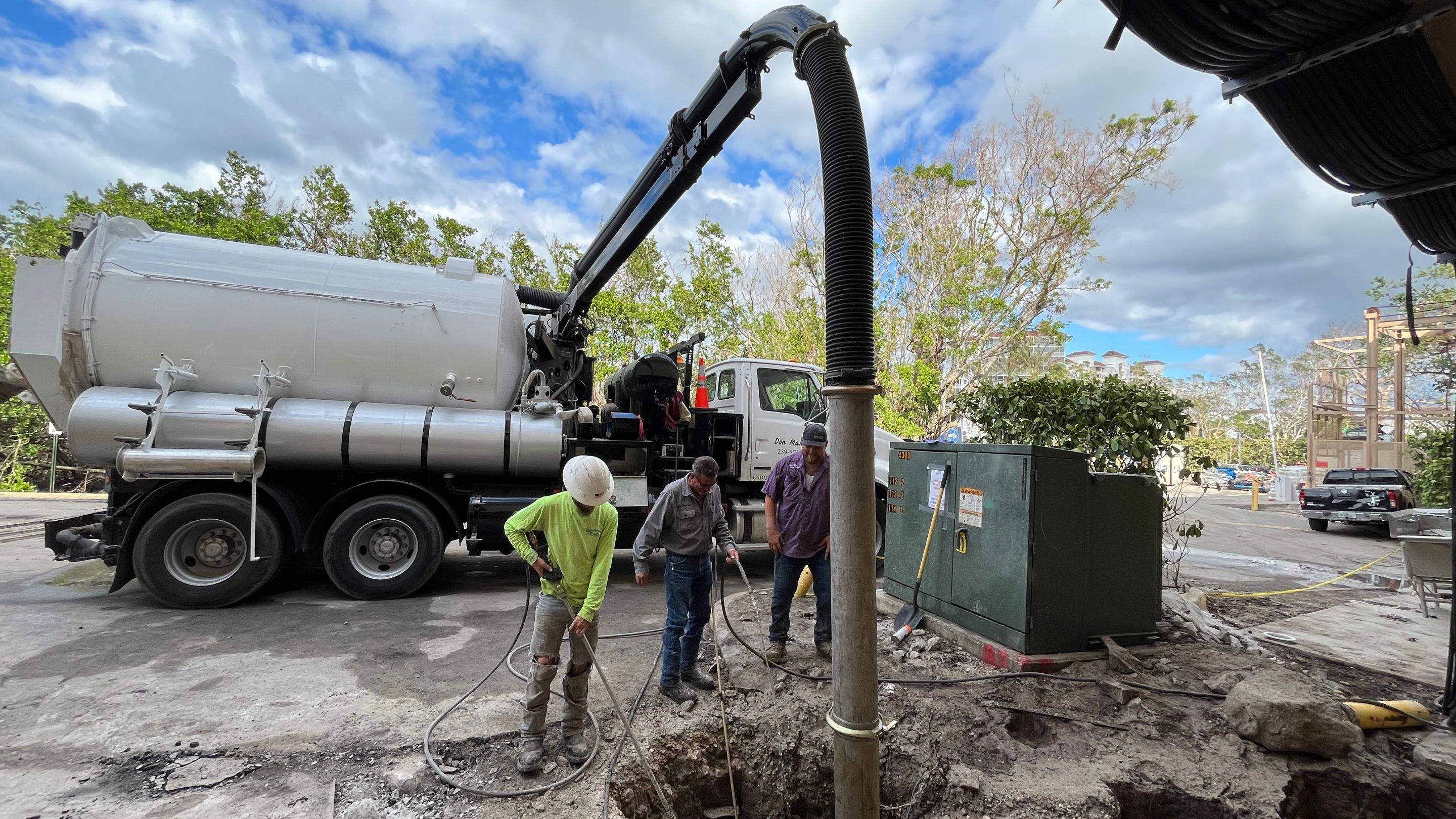Ritz-Carlton North Service Road Daylighting by Don Mar, Inc. Storm Water Solutions