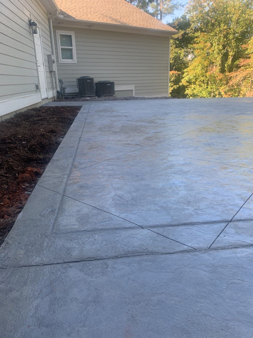 Stamped Concrete Patio by Xtreme Concrete Services