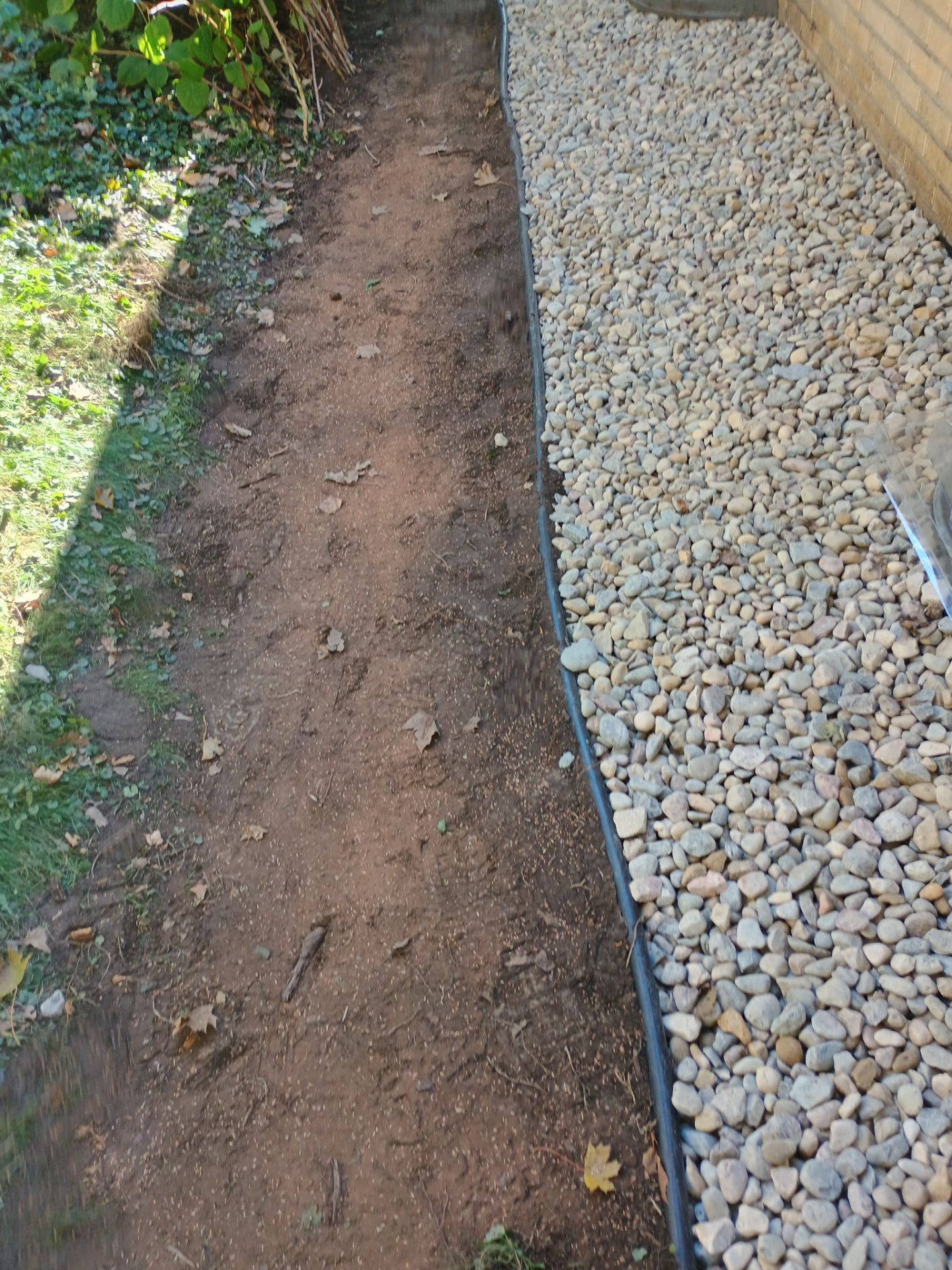 A French Drain for Jeniffer by Waterproofing Northeast