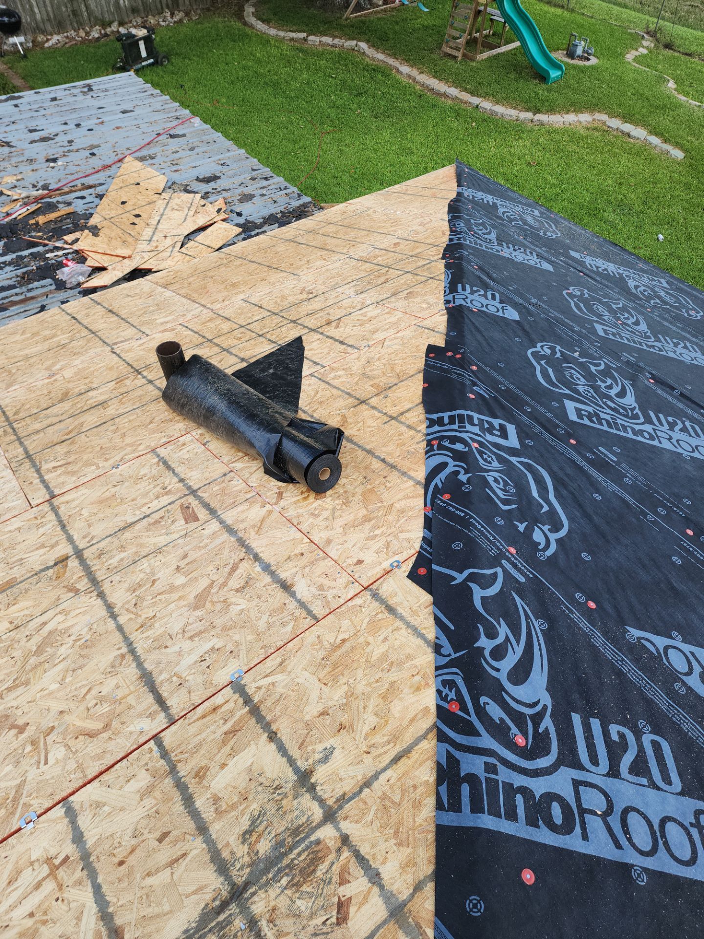 Residential Roofing Installation using Owen's Corning Duration (Lifetime) Shingles by Roof Repair Company