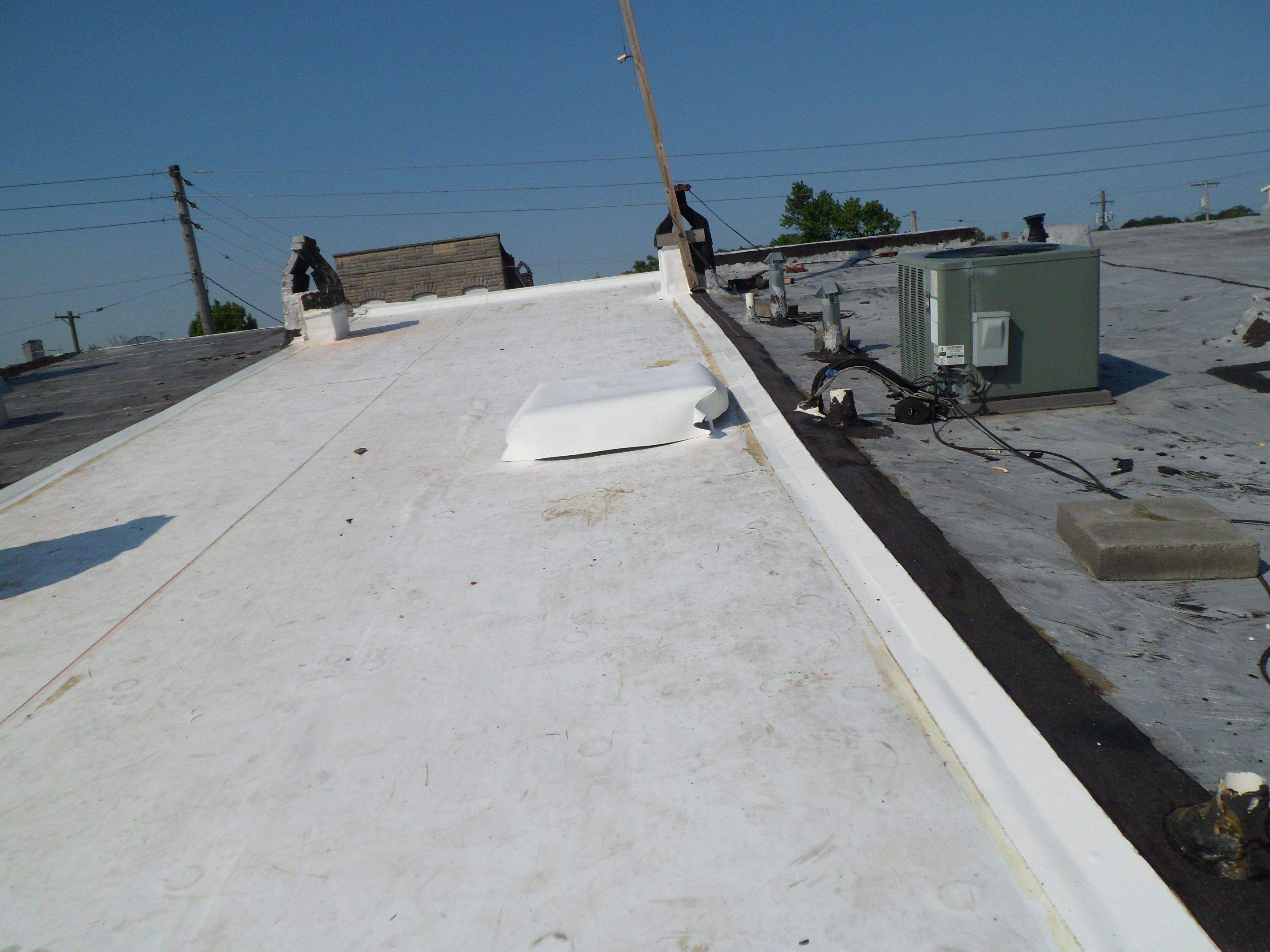 Commercial Roofing Installation using TPO by Alpha Design Services