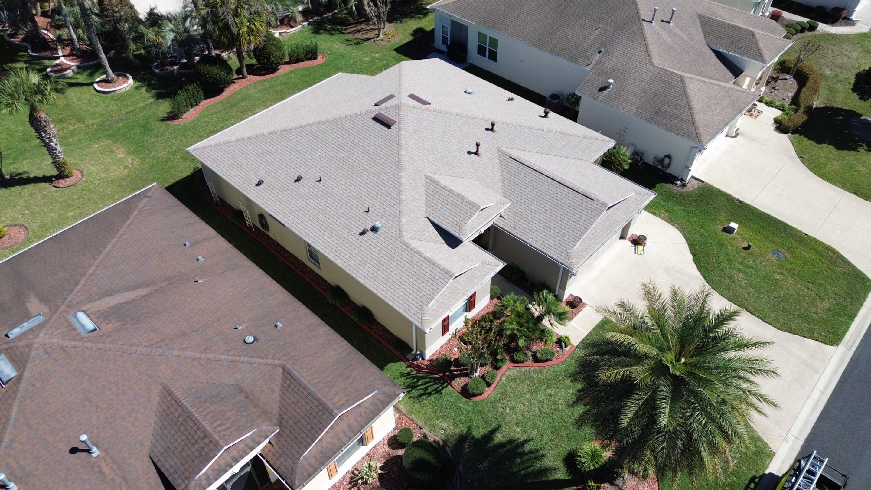 Residential Shingle reroof in Ocala FL by Gold Key Roofing