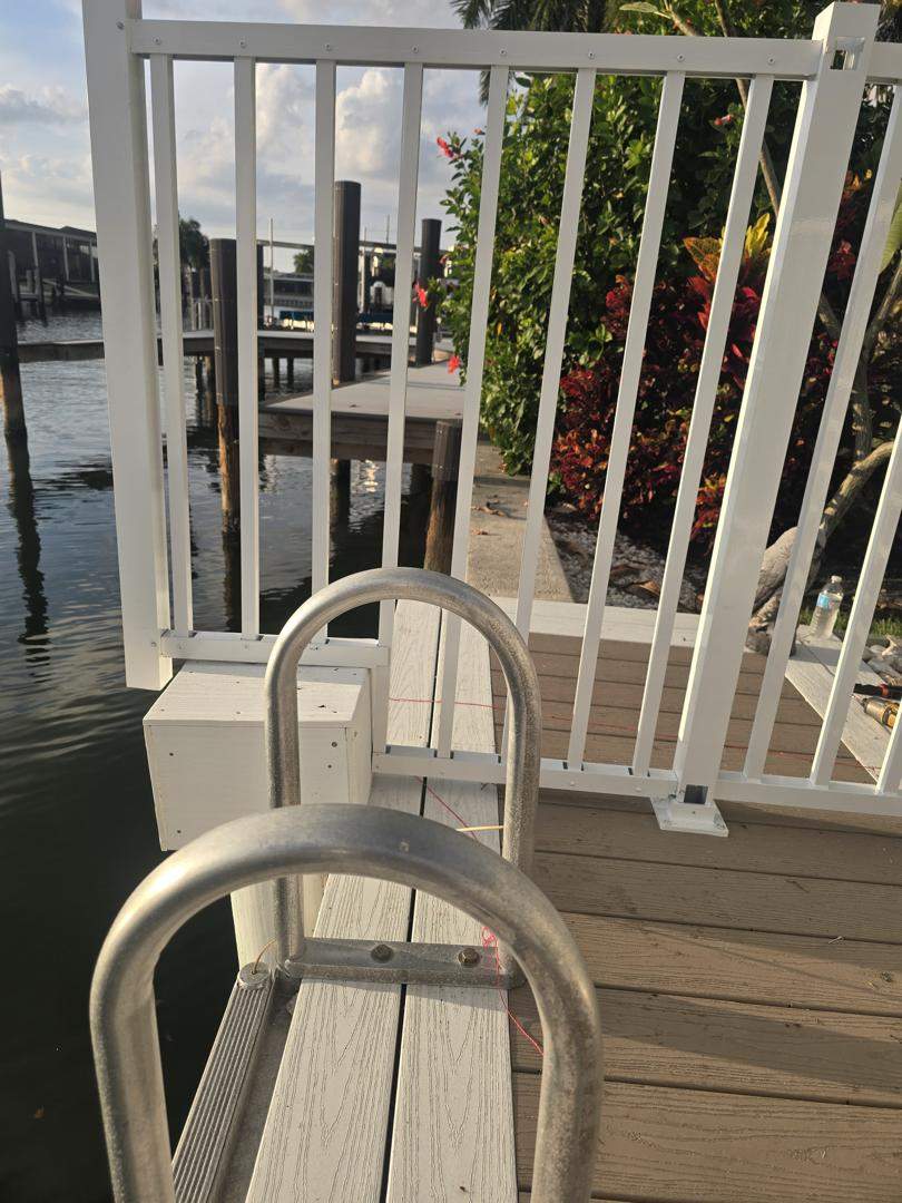 White Aluminum Fence in Marco Island by True Fence LLC