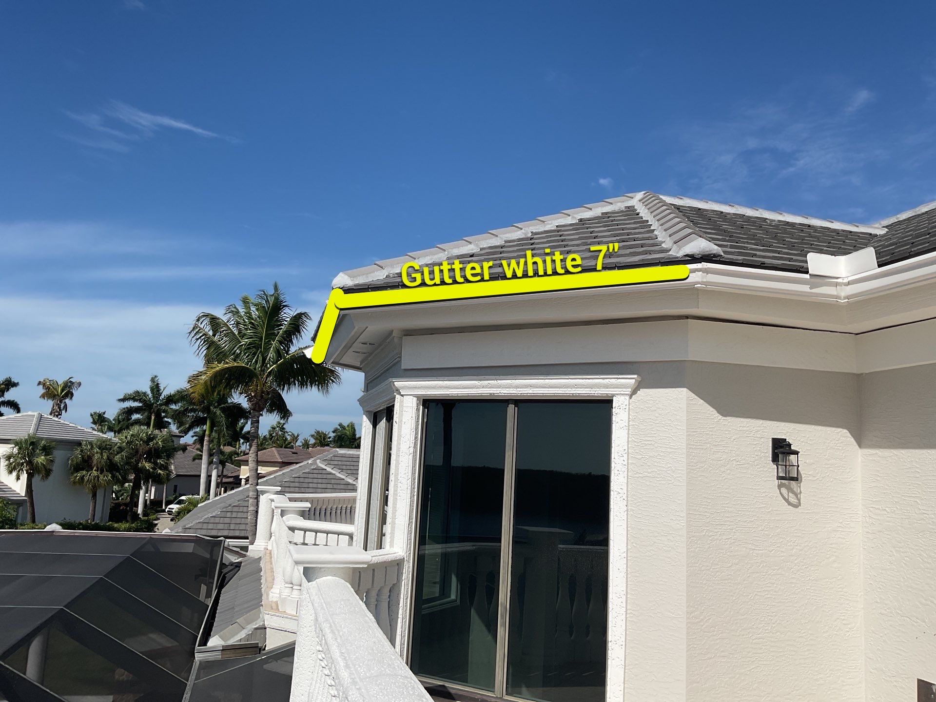 7-Inch Seamless Gutters for Heavy Rainfall in Cape Coral FL by Gutter Professors
