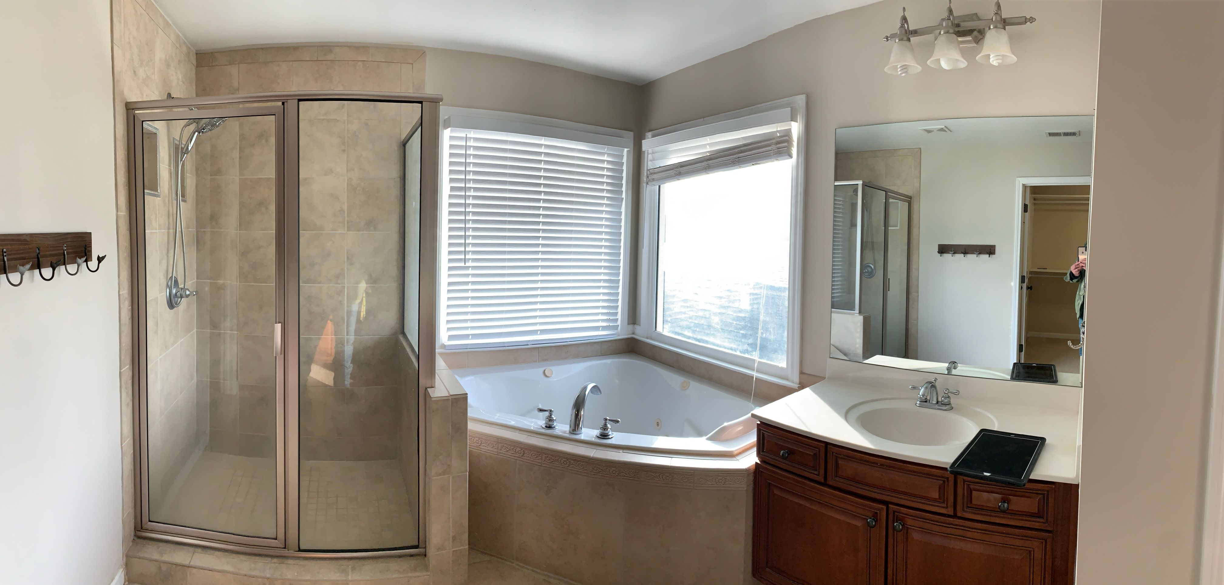 Modern Bathroom Remodel With Freestanding Tub In Marietta by Swift Home Renovations