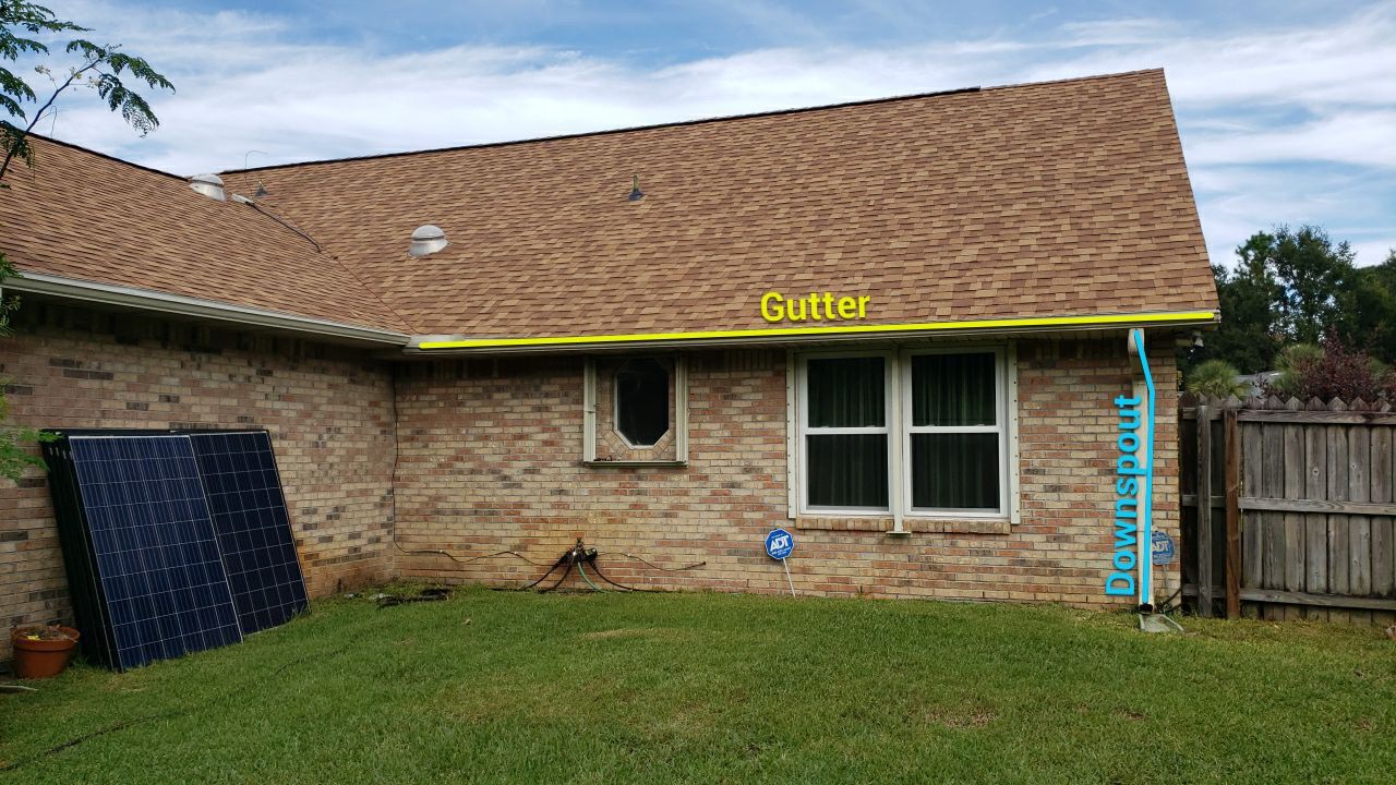 Gutter Installation using K-Style Gutters by Gutter Professors