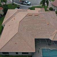 Eagle Bel Air Boca Cream  by Total Roofing System The Metal Roof Experts