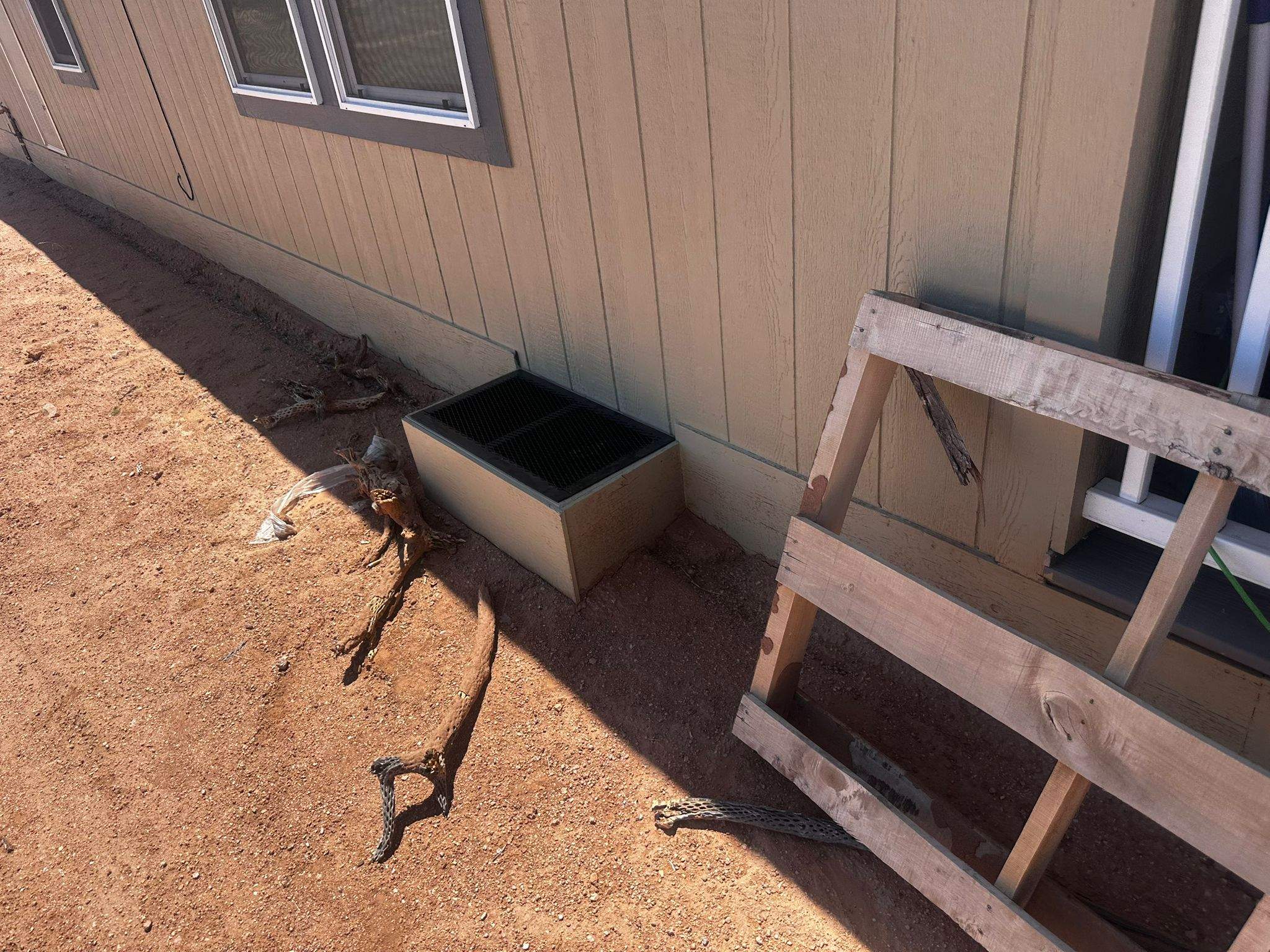 Project in Eloy by Mobile Home Installations