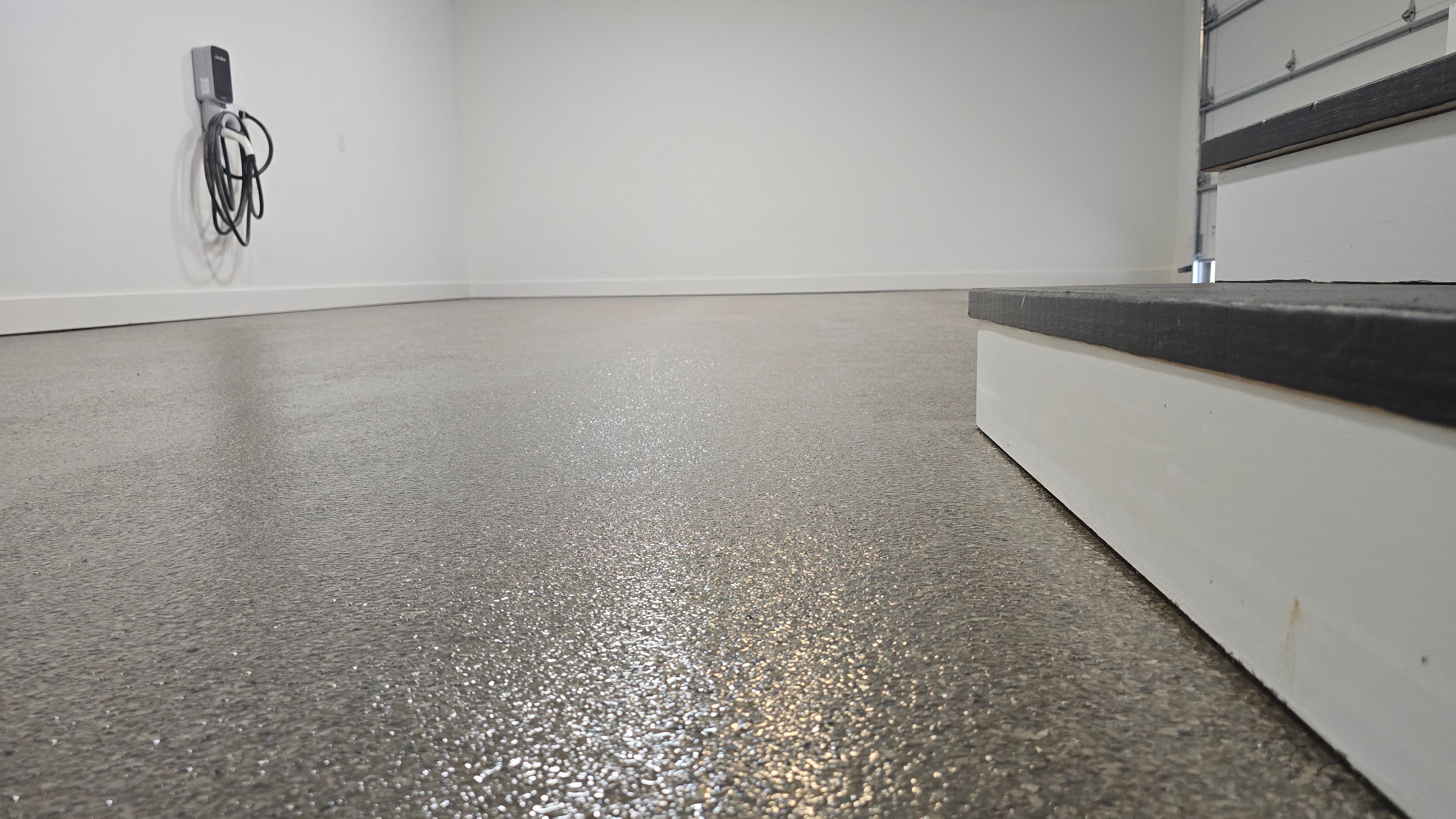 Two Garages Completed Using Obsidian by Elite Floor Solutions