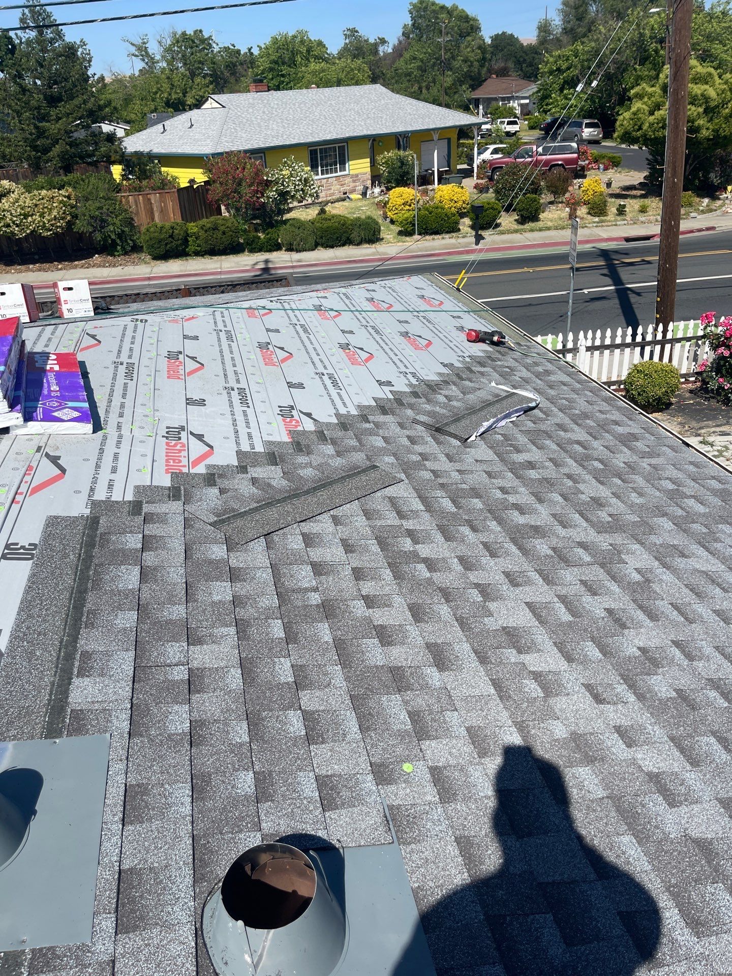 Residential Roofing Replacement using GAF Timberline Reflector Series by Acker Roofing